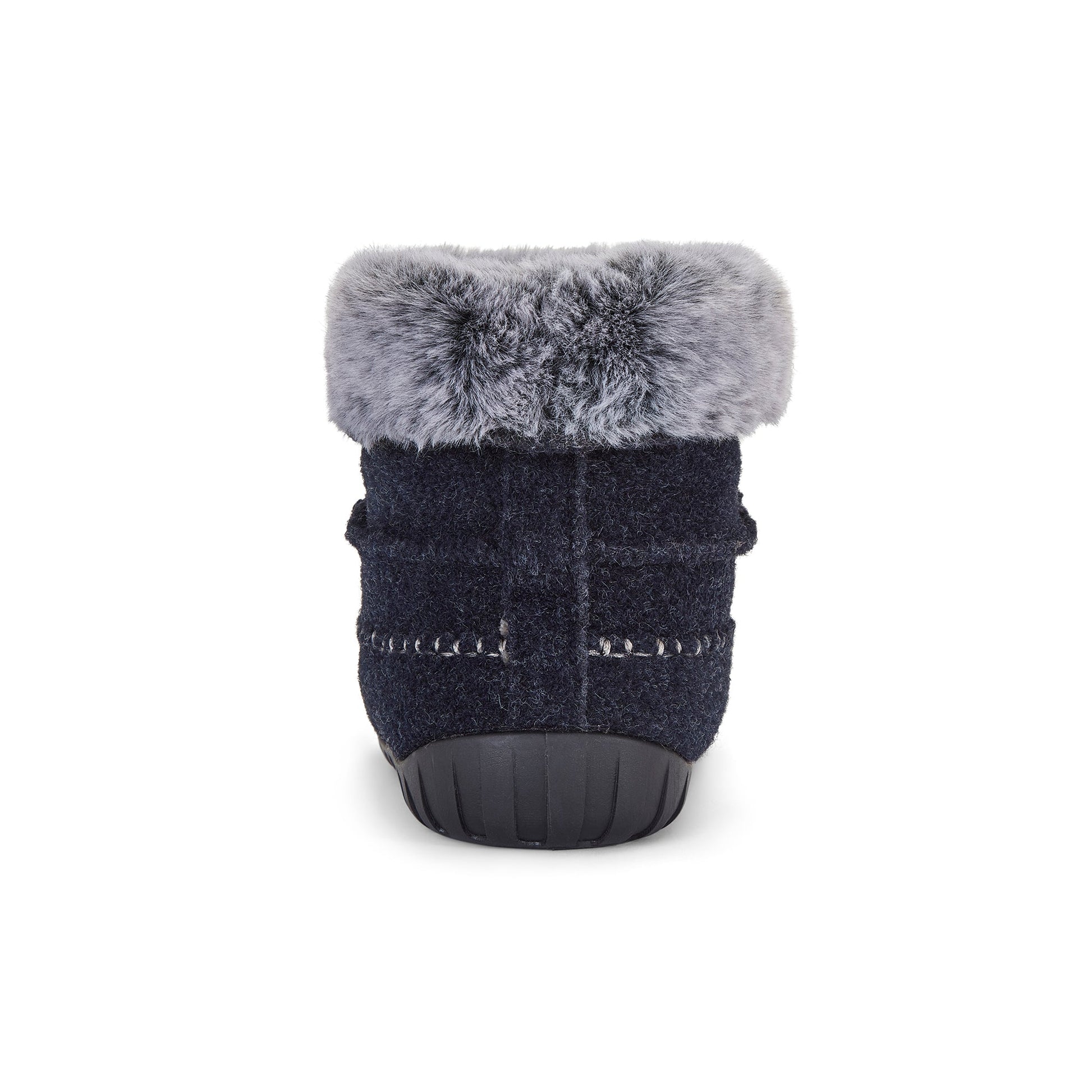 Ossa High Men's Slipper Boot Navy and Grey