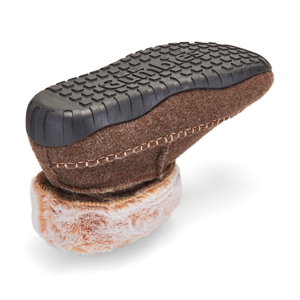 Ossa High Women's Slipper Boot Chocolate and Cream