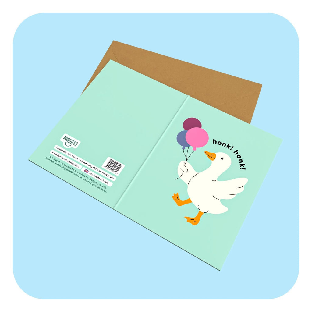 A6 Greeting Card Honk Honk