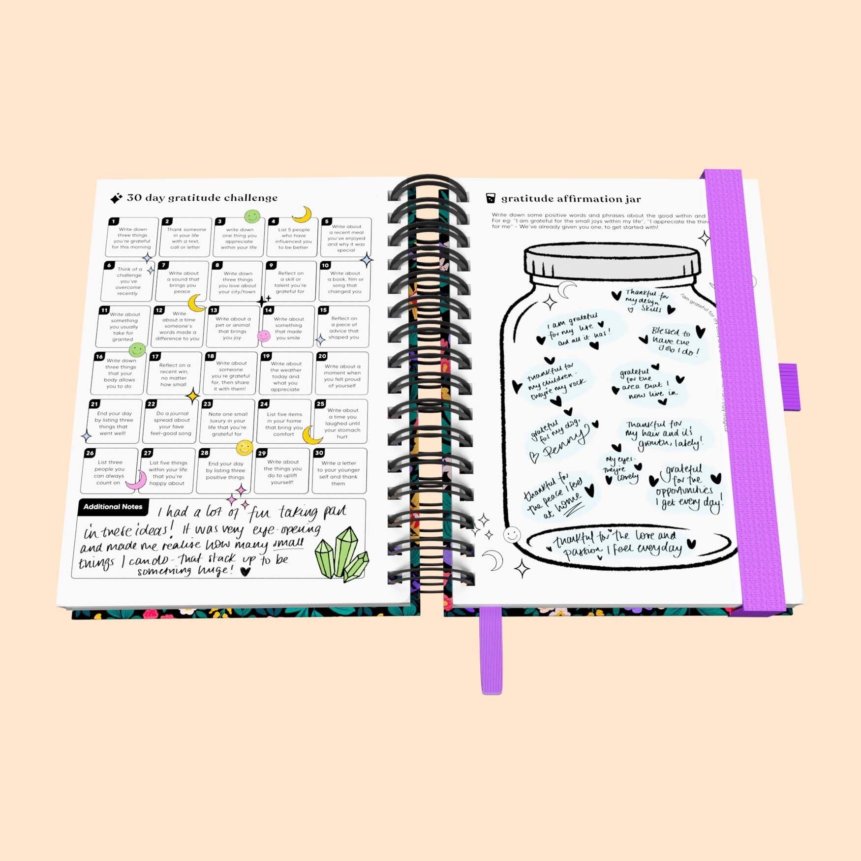 Gratitude Spiral Journal 365 Days