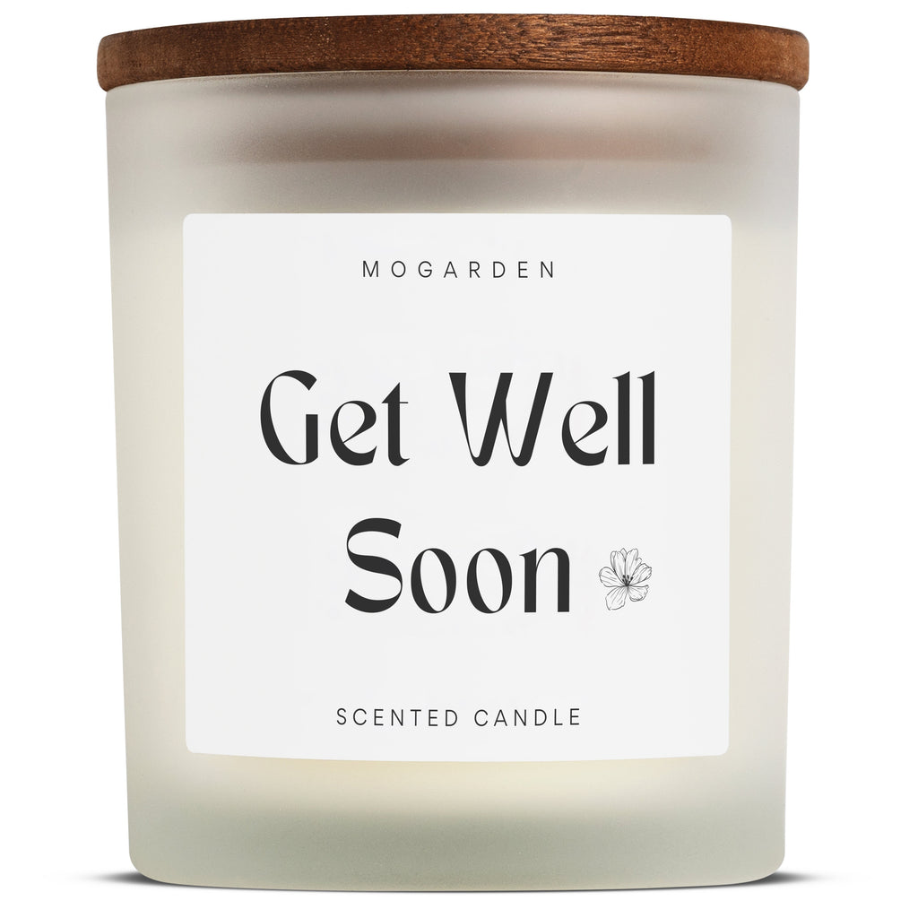 Luxury Vanilla Candle Gift for Get Well Soon