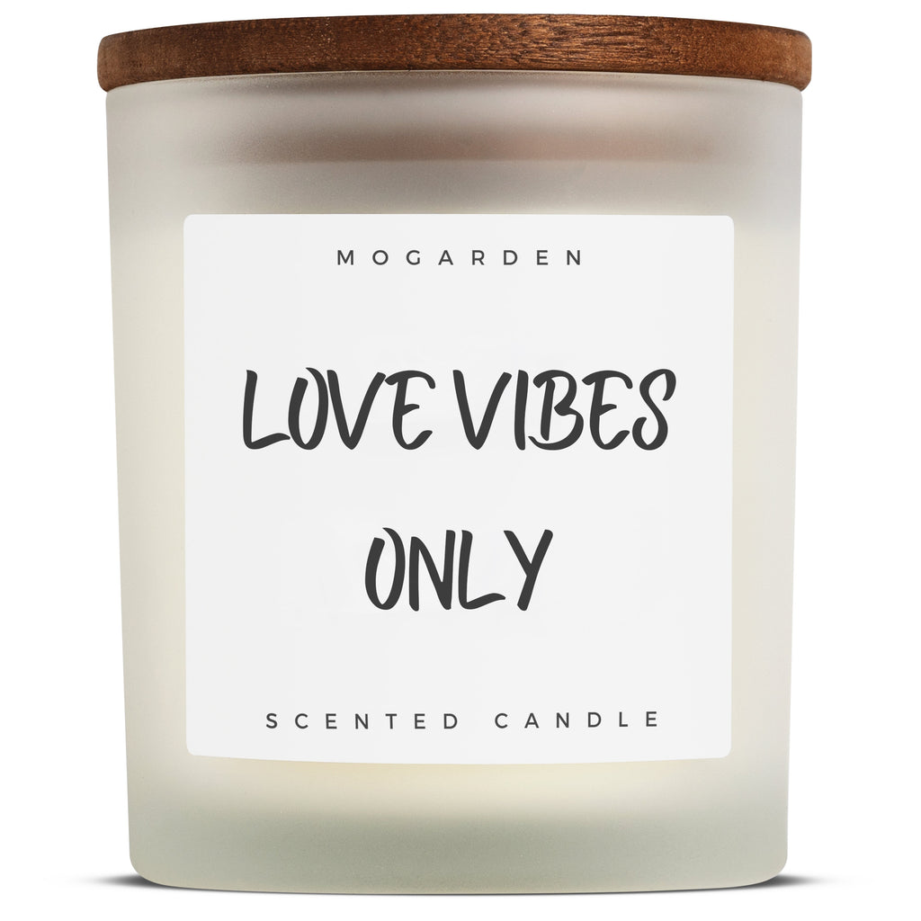 Luxury Vanilla Amber Candle Gift for Her or Him
