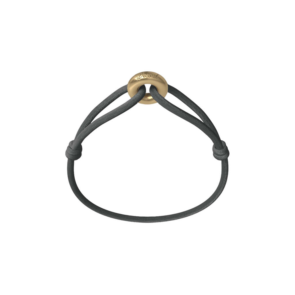 Golden Cord Bracelet Handcrafted in Sterling Silver