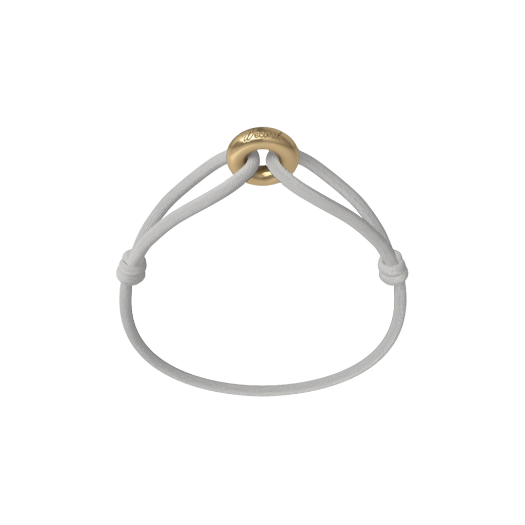Golden Cord Bracelet Handcrafted in Sterling Silver