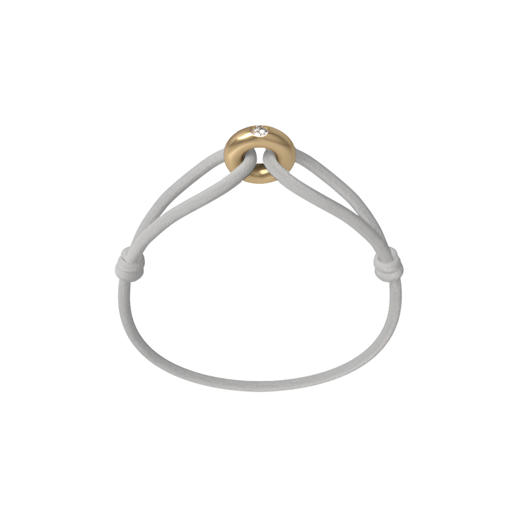 Golden Diamond Cord Bracelet