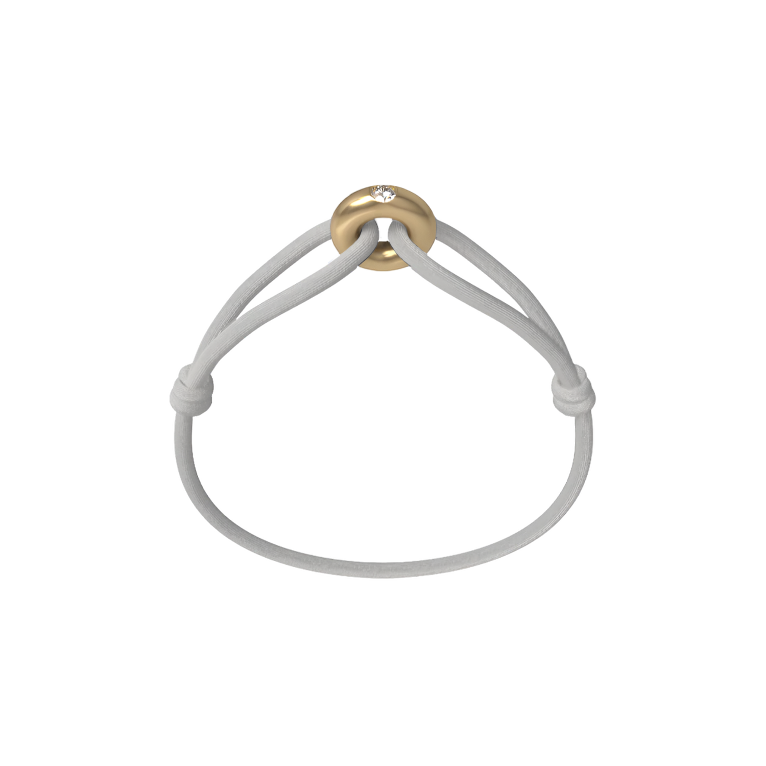 Golden Diamond Cord Bracelet