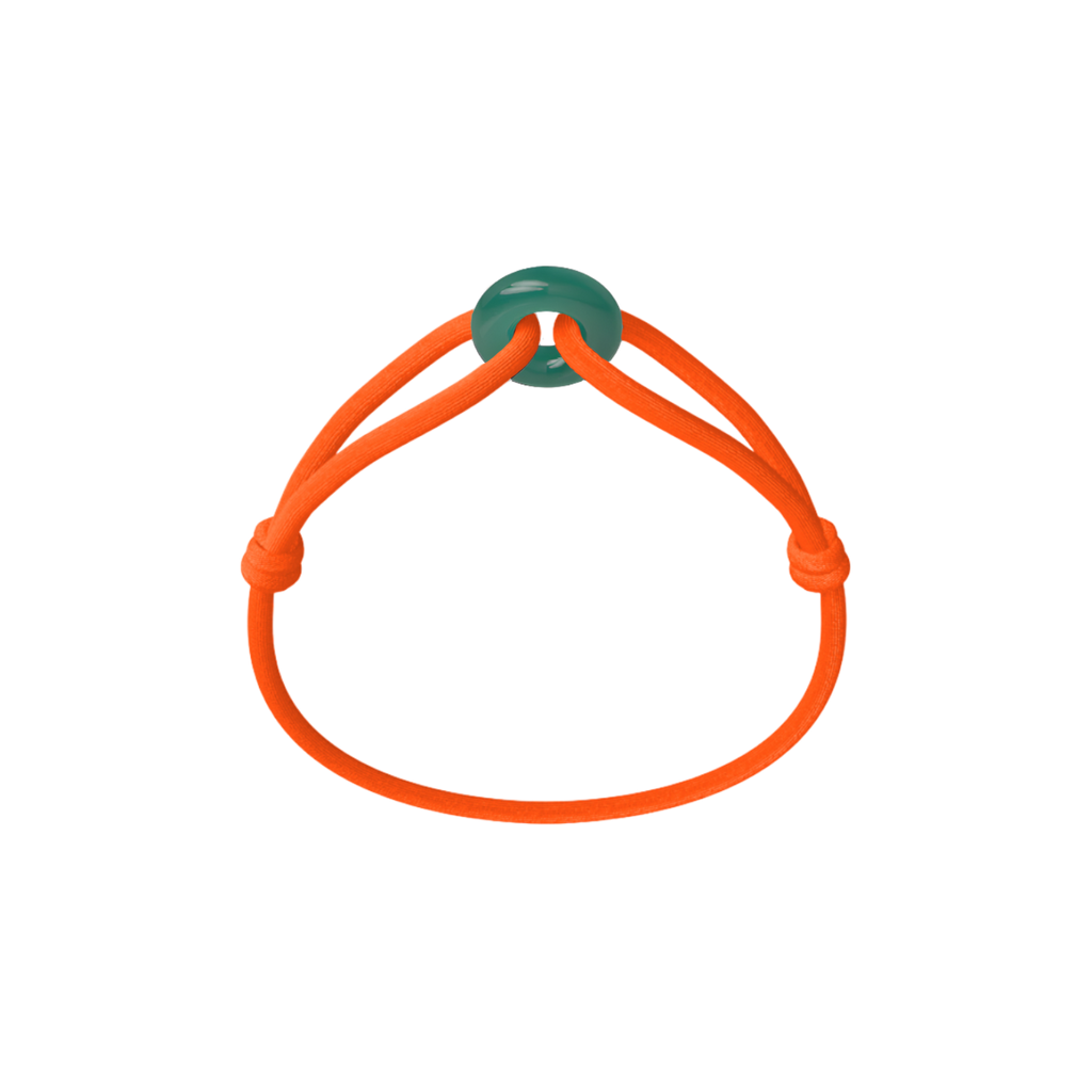 Green Soho Cord Bracelet