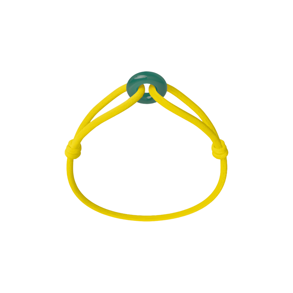 Green Soho Cord Bracelet
