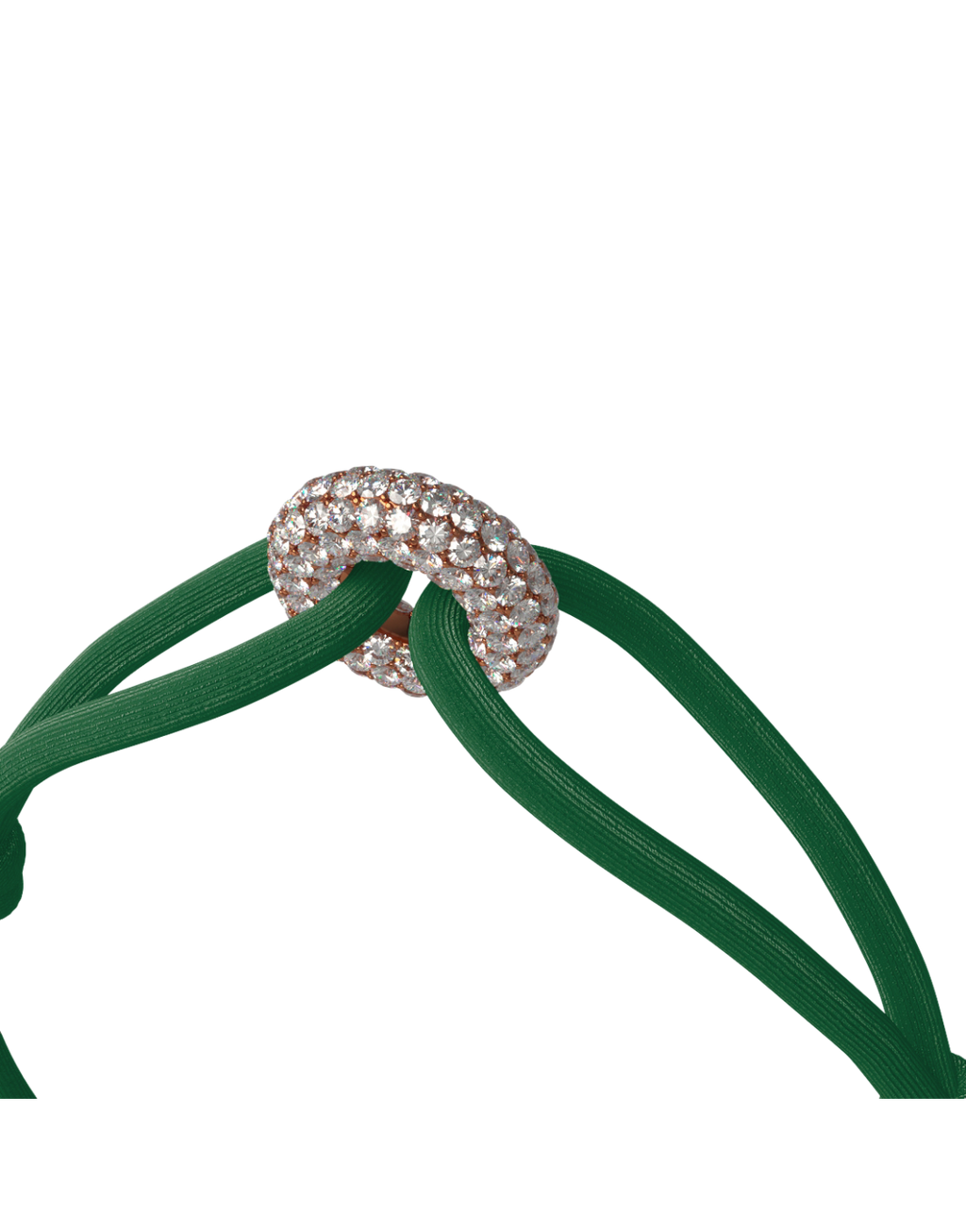 Rose Soho Pave Cord Bracelet