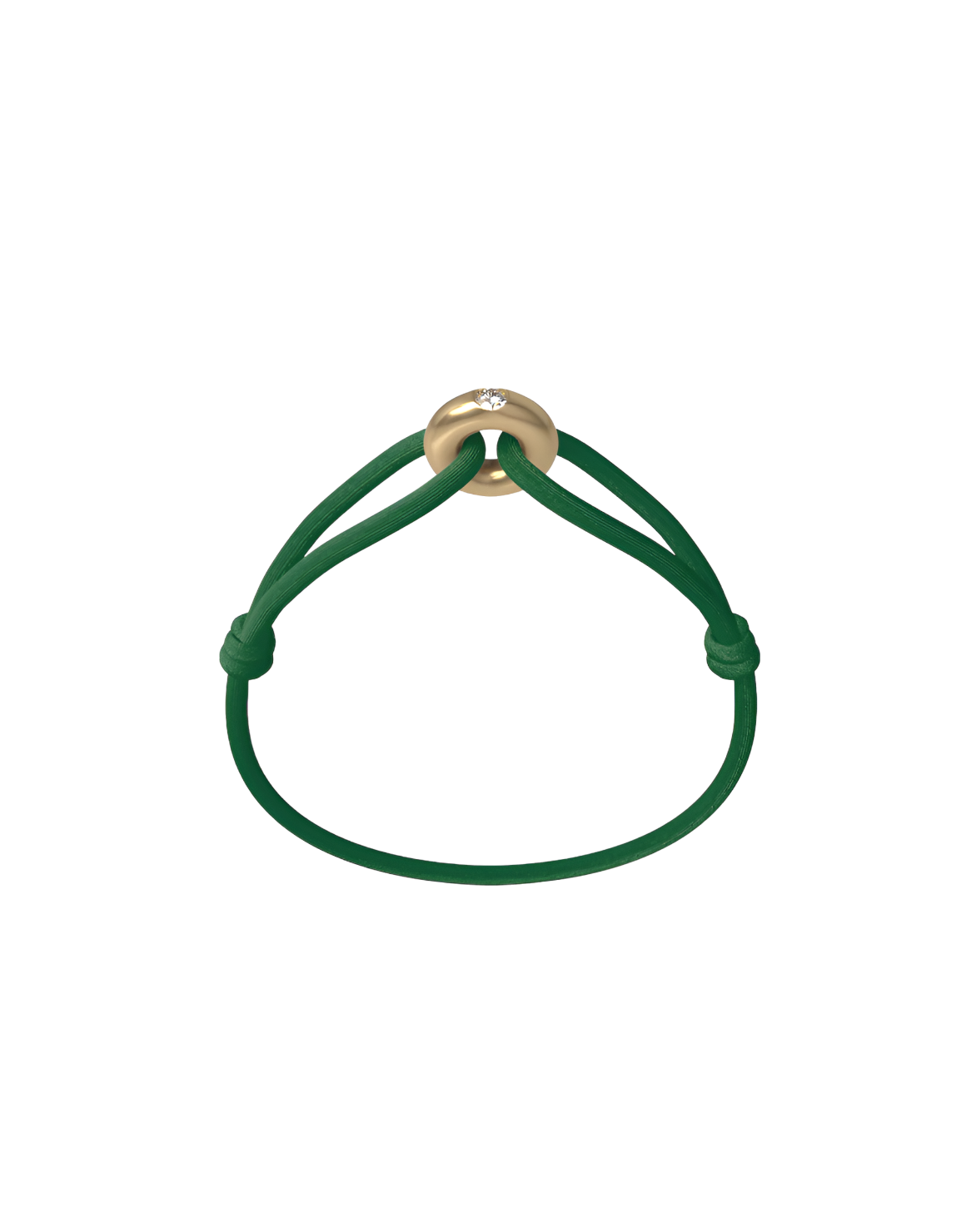 Golden Diamond Cord Bracelet