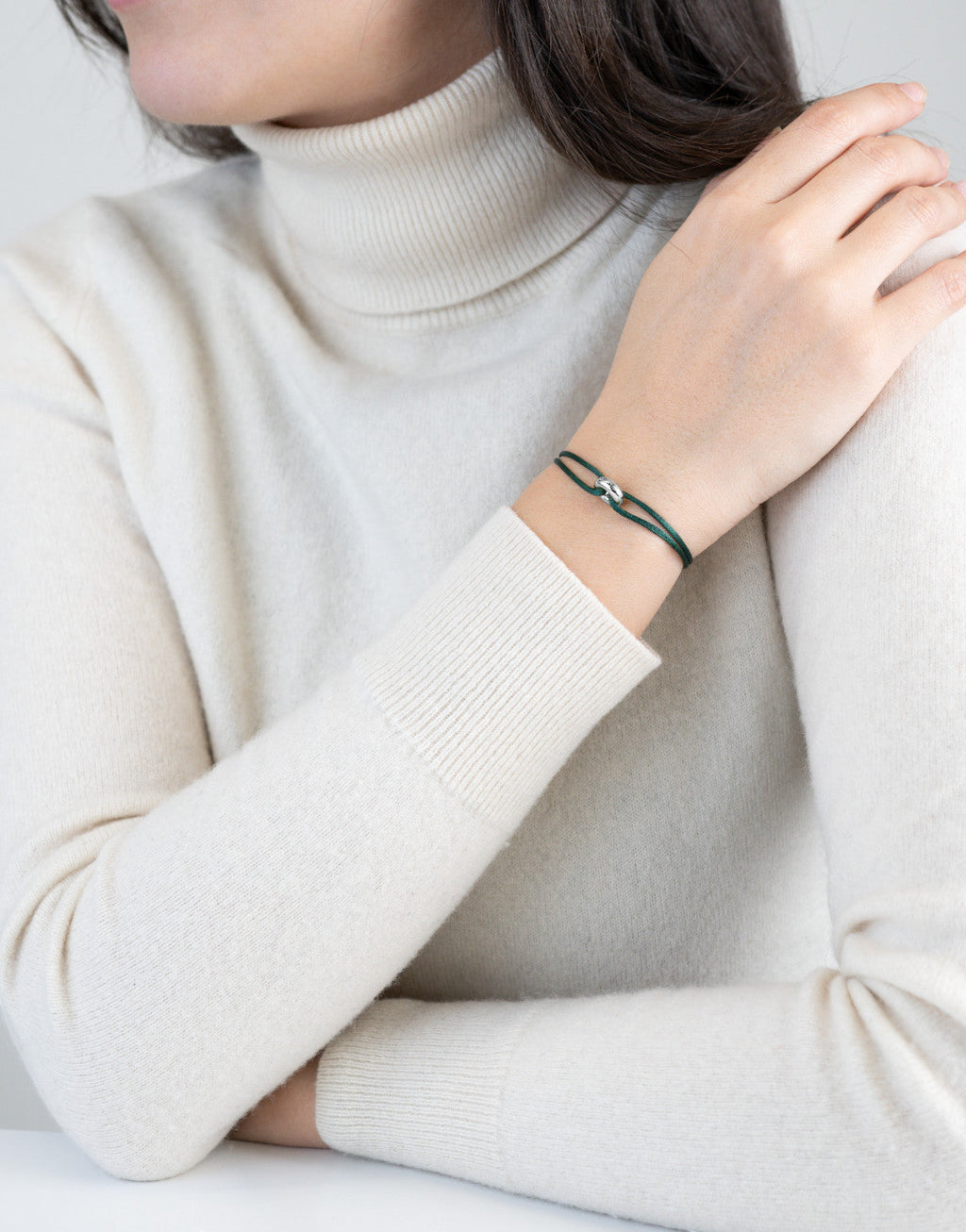 Mini Silver Soho Cord Bracelet