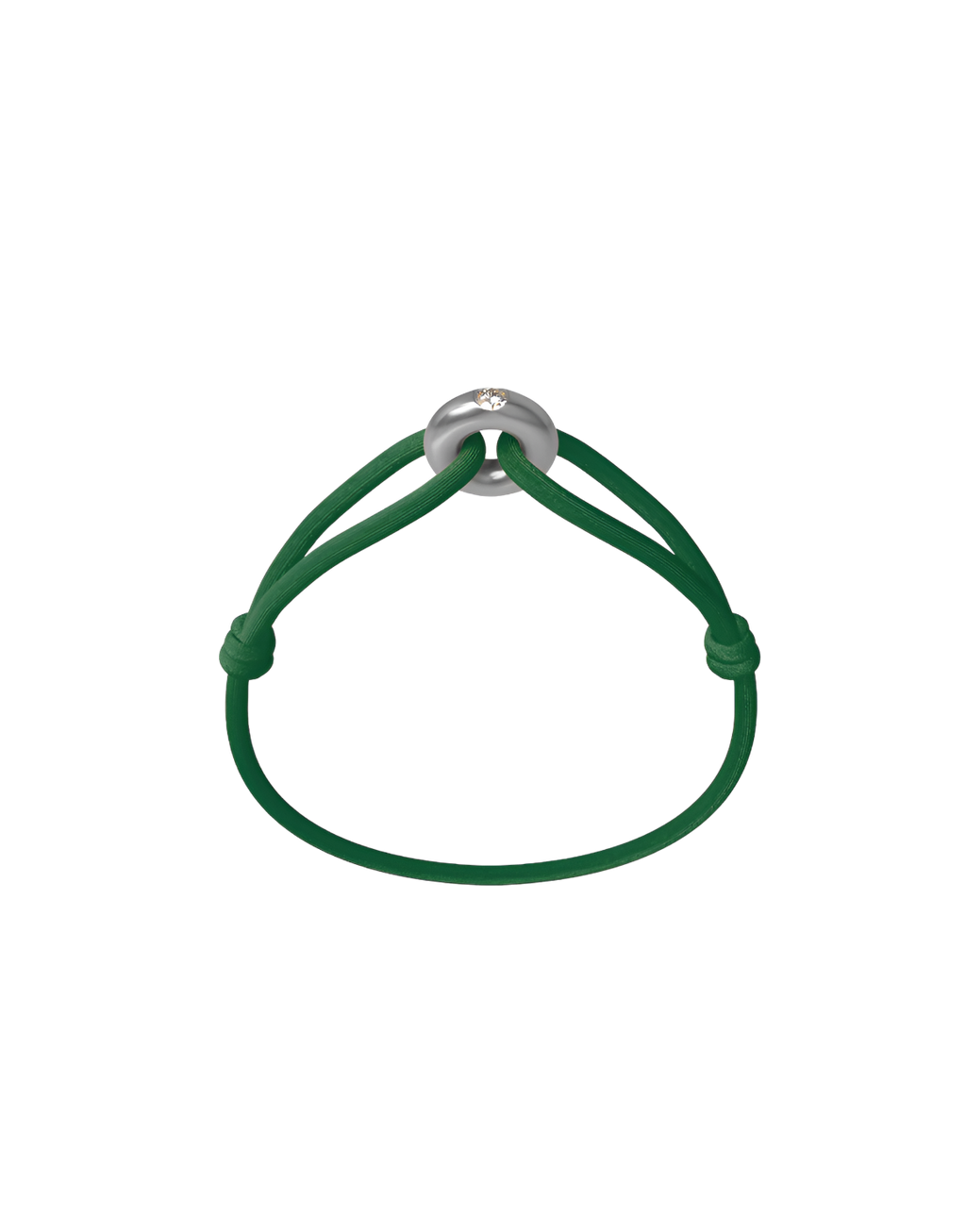 Silver Soho Diamond Cord Bracelet