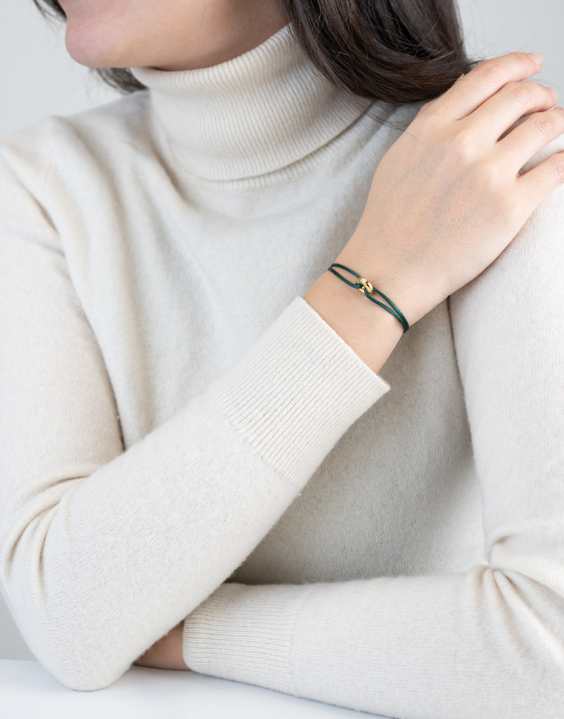 Mini Golden Soho Diamond Cord Bracelet