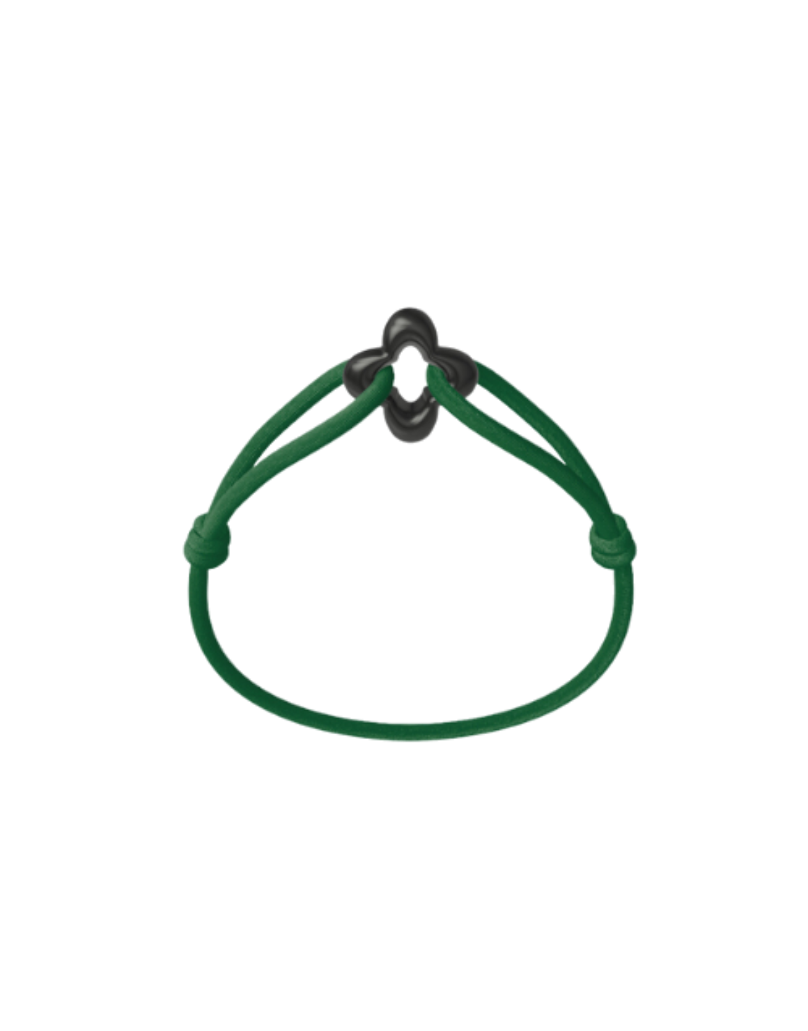 Black Clover Onyx Cord Bracelet