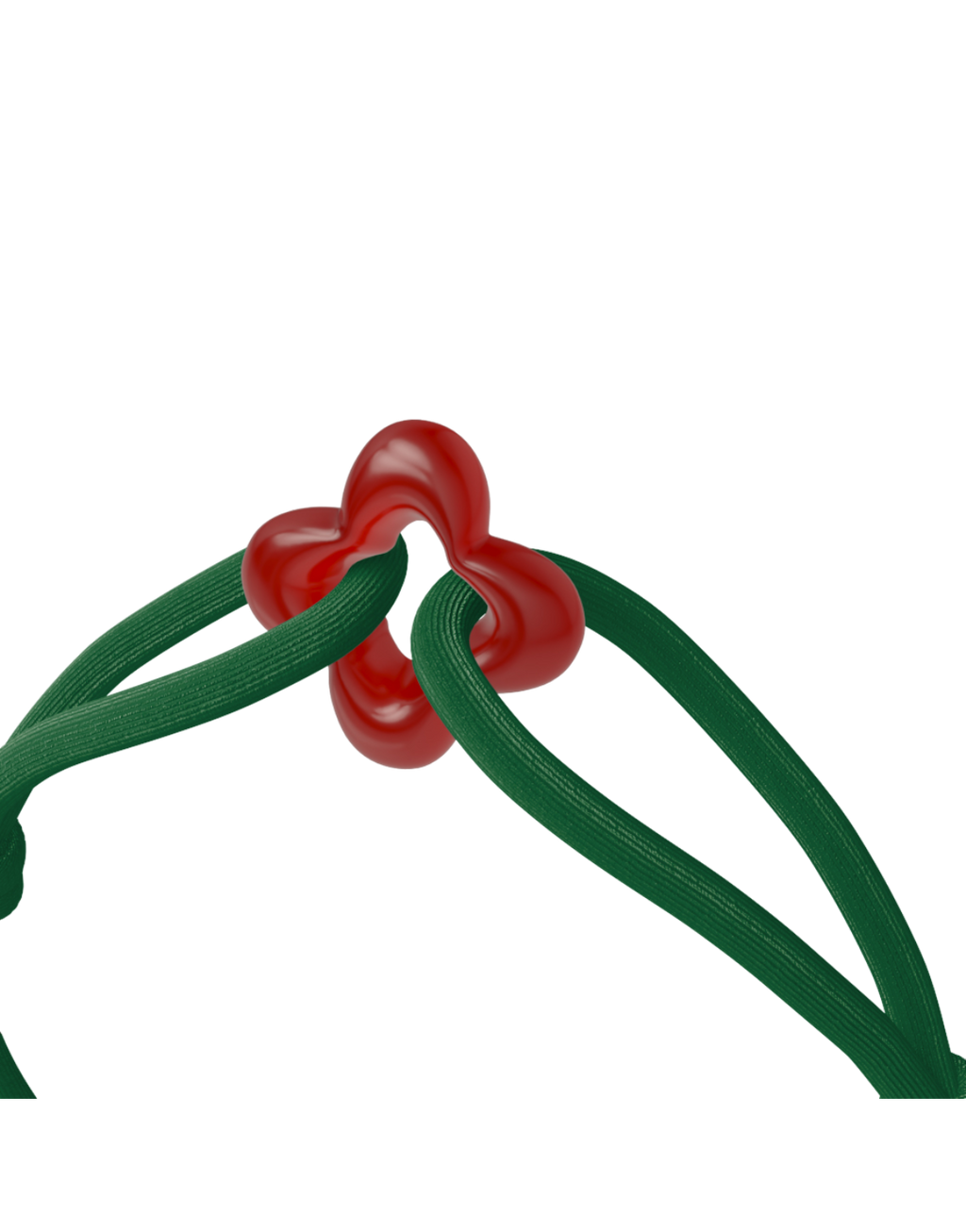 Red Clover Cord Bracelet with Carnelian