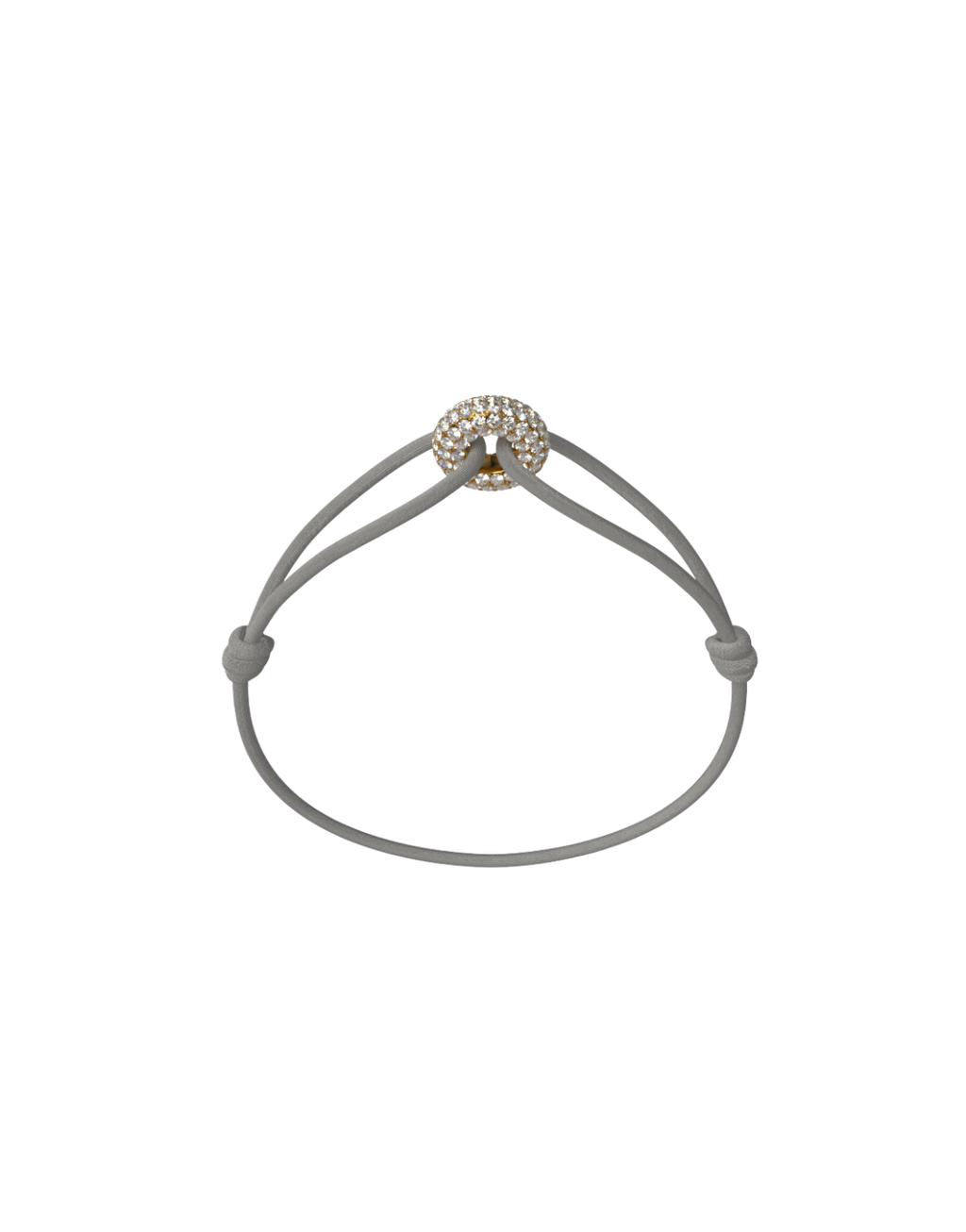 Mini Golden Soho Pave Cord Bracelet