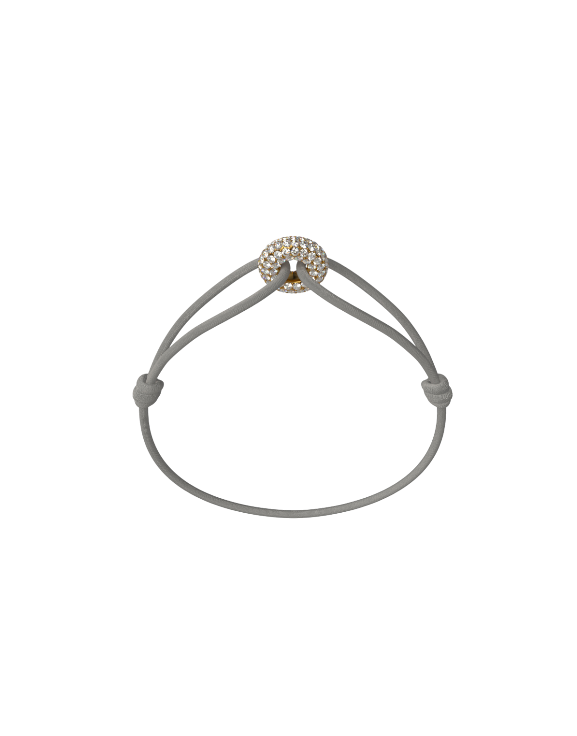 Mini Golden Soho Pave Cord Bracelet