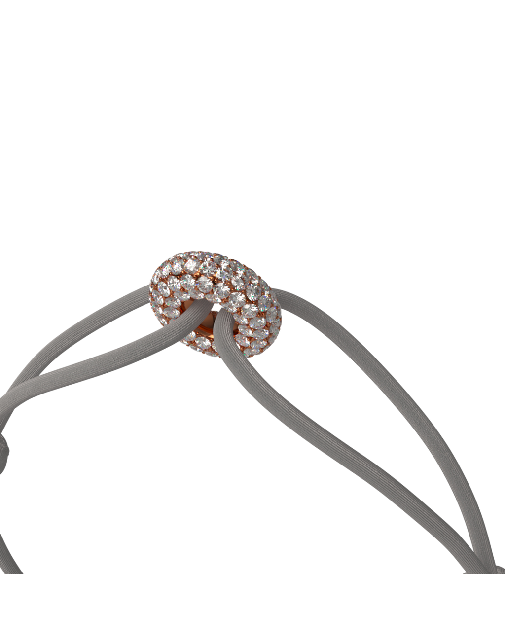 Mini Rose Soho Pave Cord Bracelet