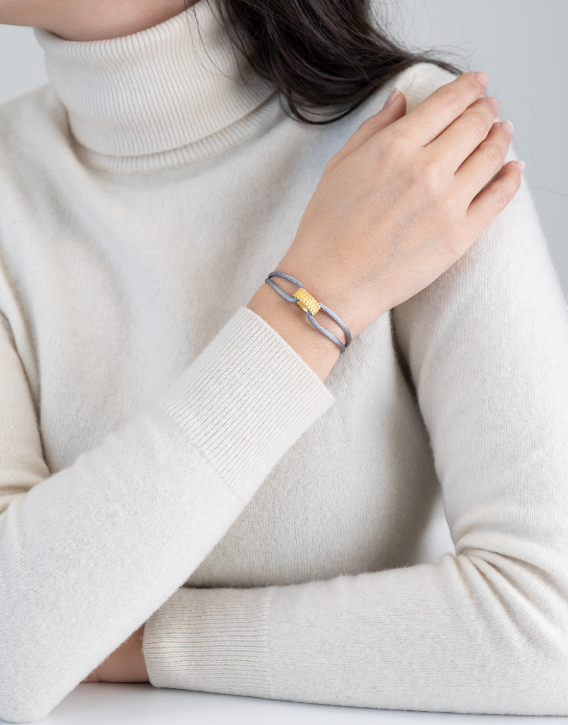 Golden Regent Cord Bracelet