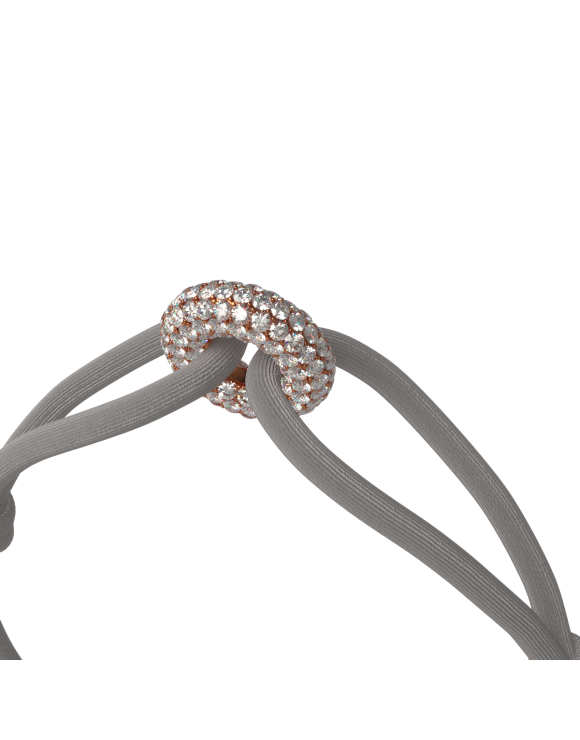 Rose Soho Pave Cord Bracelet
