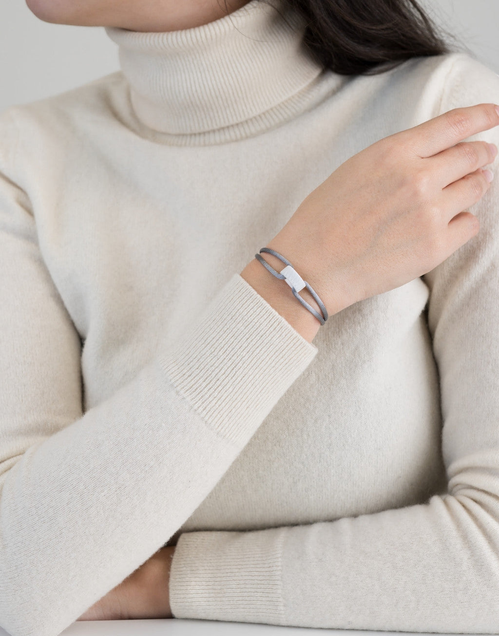 Cord Bracelet in Snow