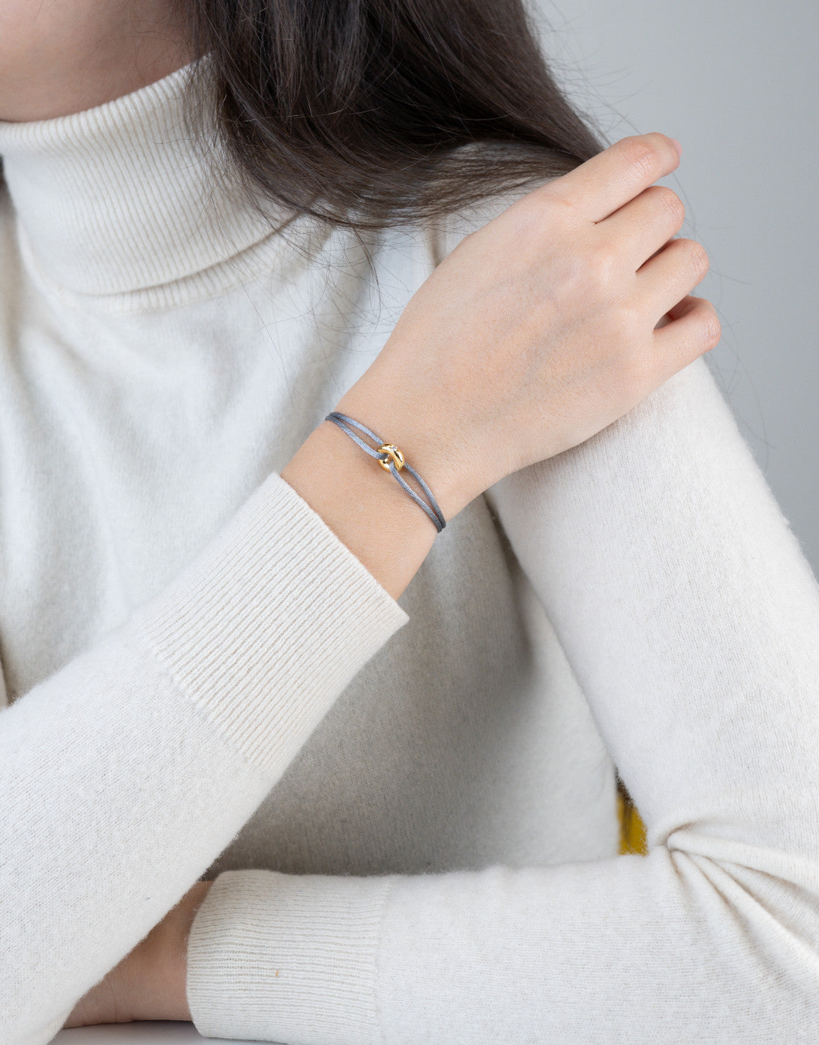 Mini Golden Soho Diamond Cord Bracelet
