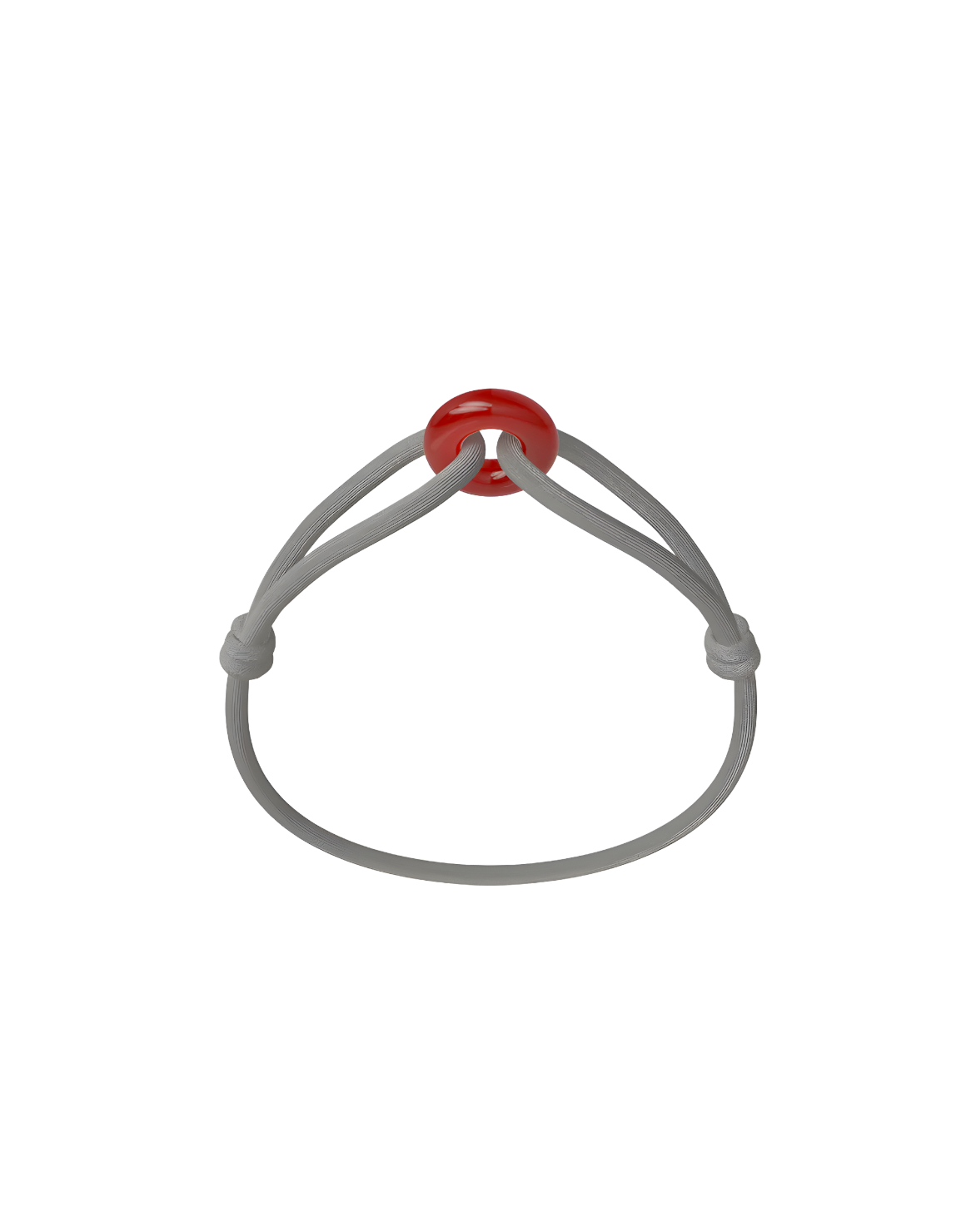 Red Soho Cord Bracelet with Carnelian