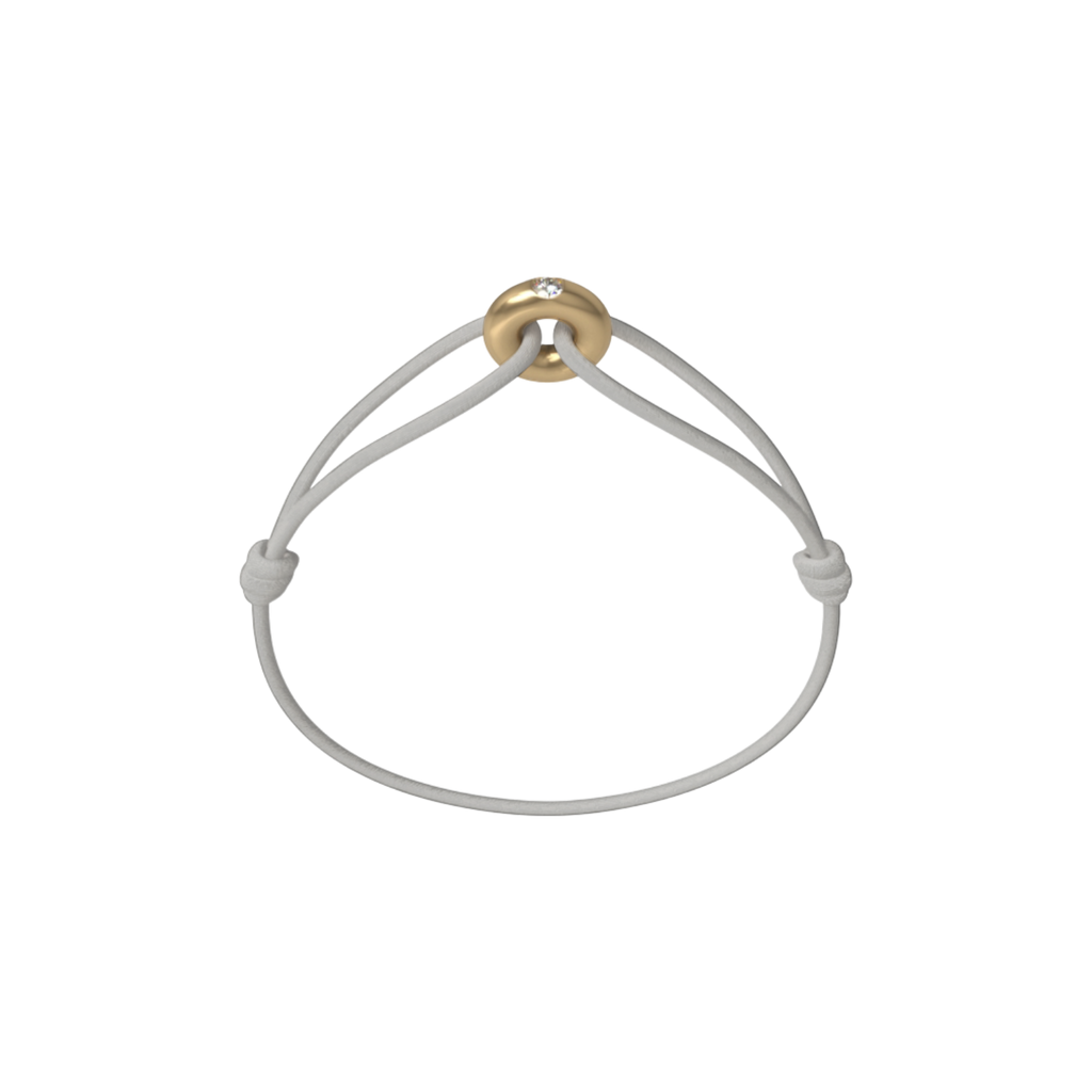 Mini Golden Soho Diamond Cord Bracelet