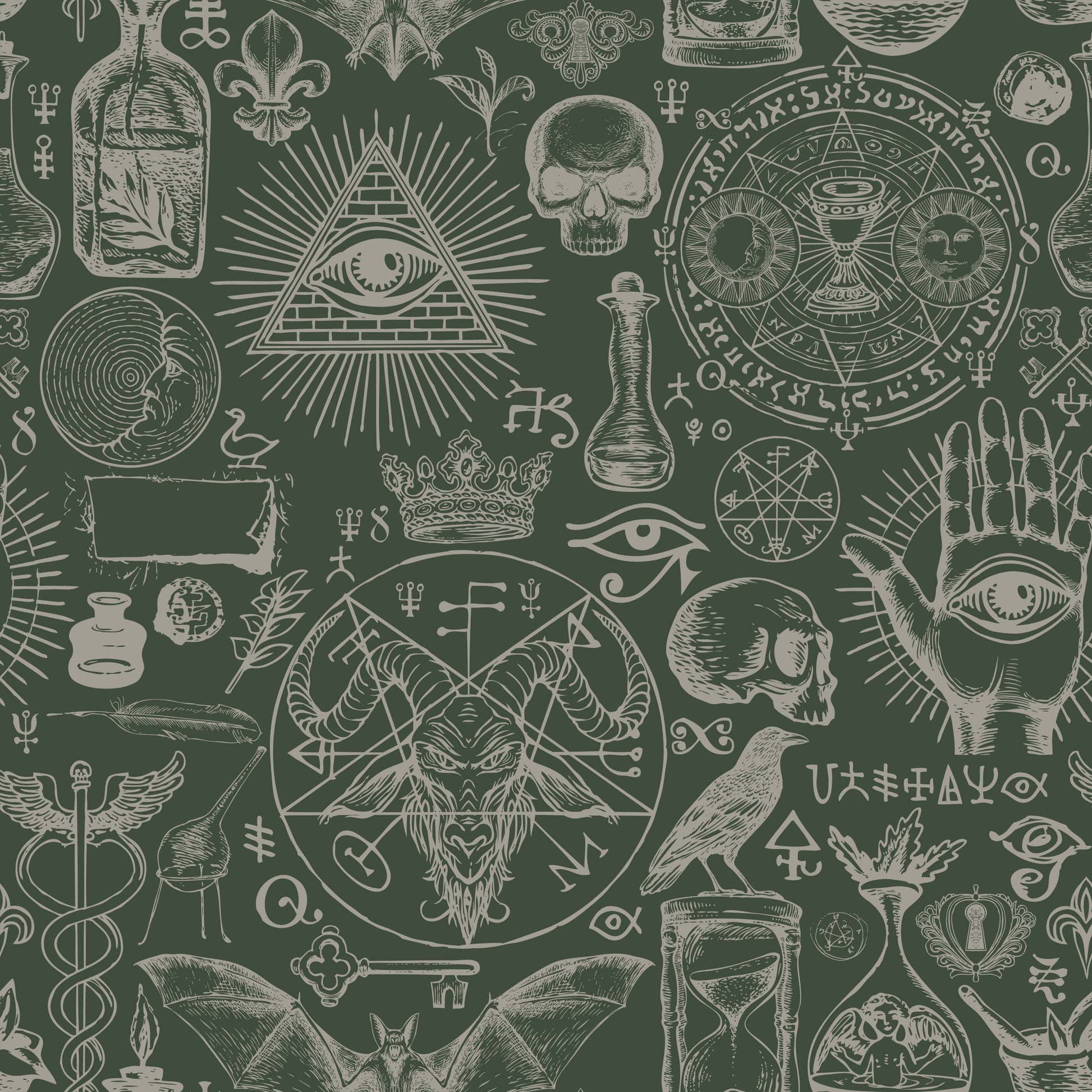 Diablo Gothic Occult Wallpaper