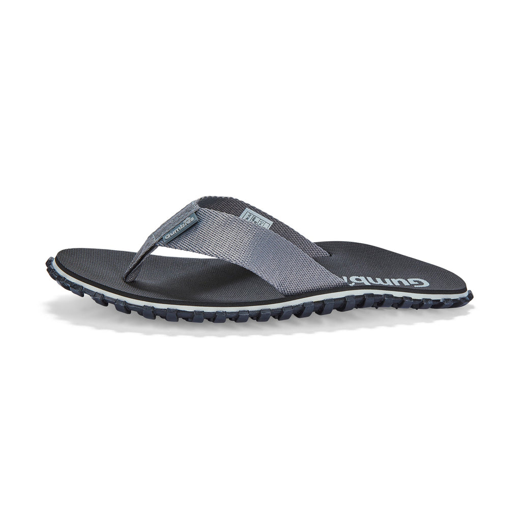 Duckbill Flip Flops Men's Black and Grey