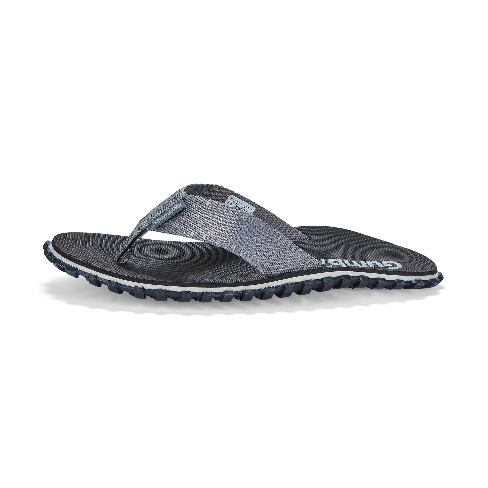 Duckbill Flip Flops Men's Black and Grey