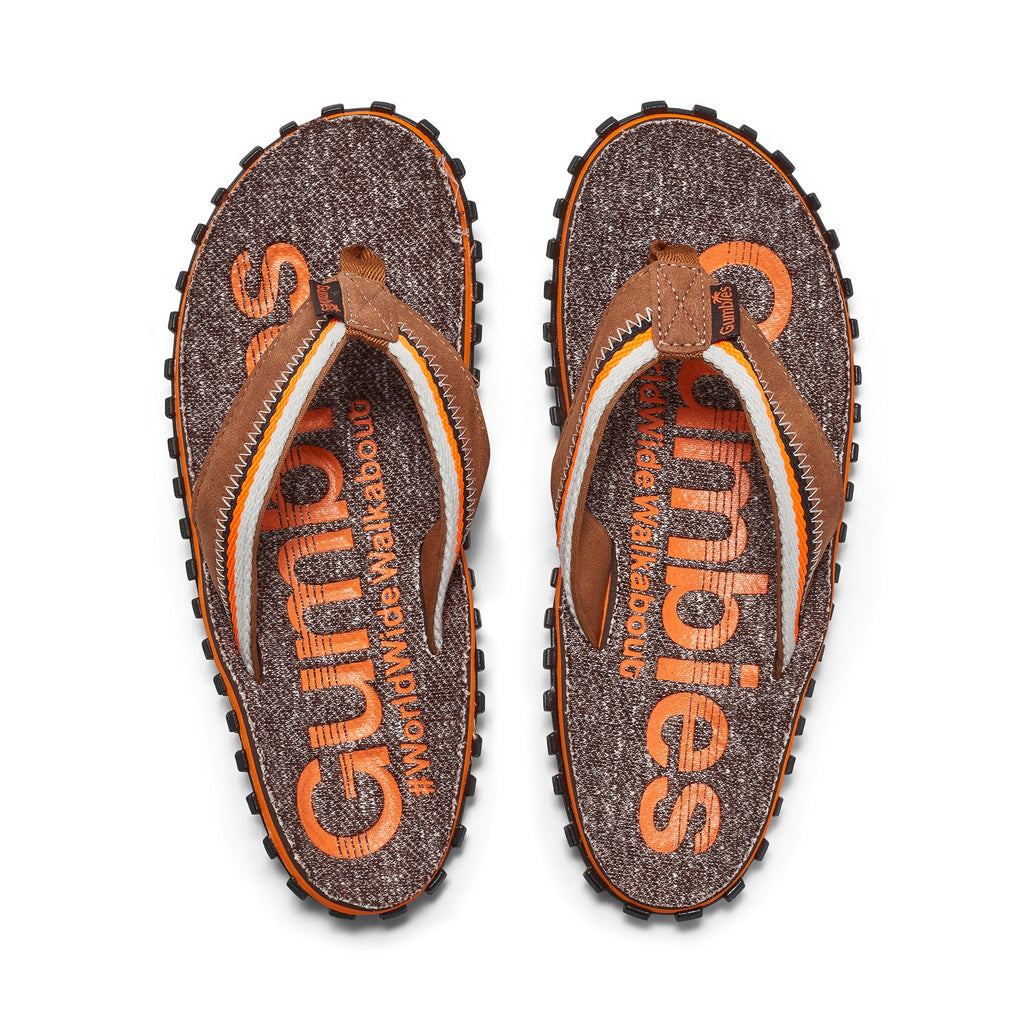 Orange Flip Flops for Women