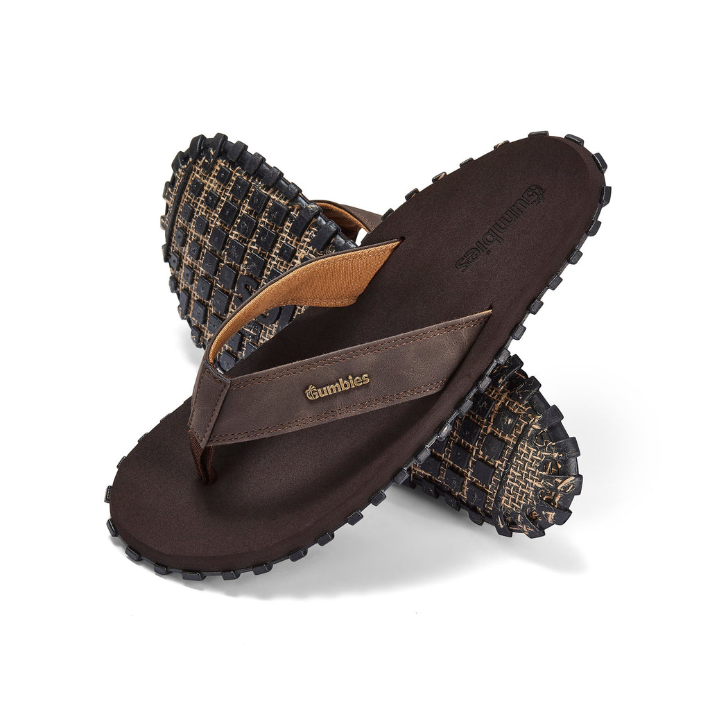 Vegovert Flip Flops Women's Brown