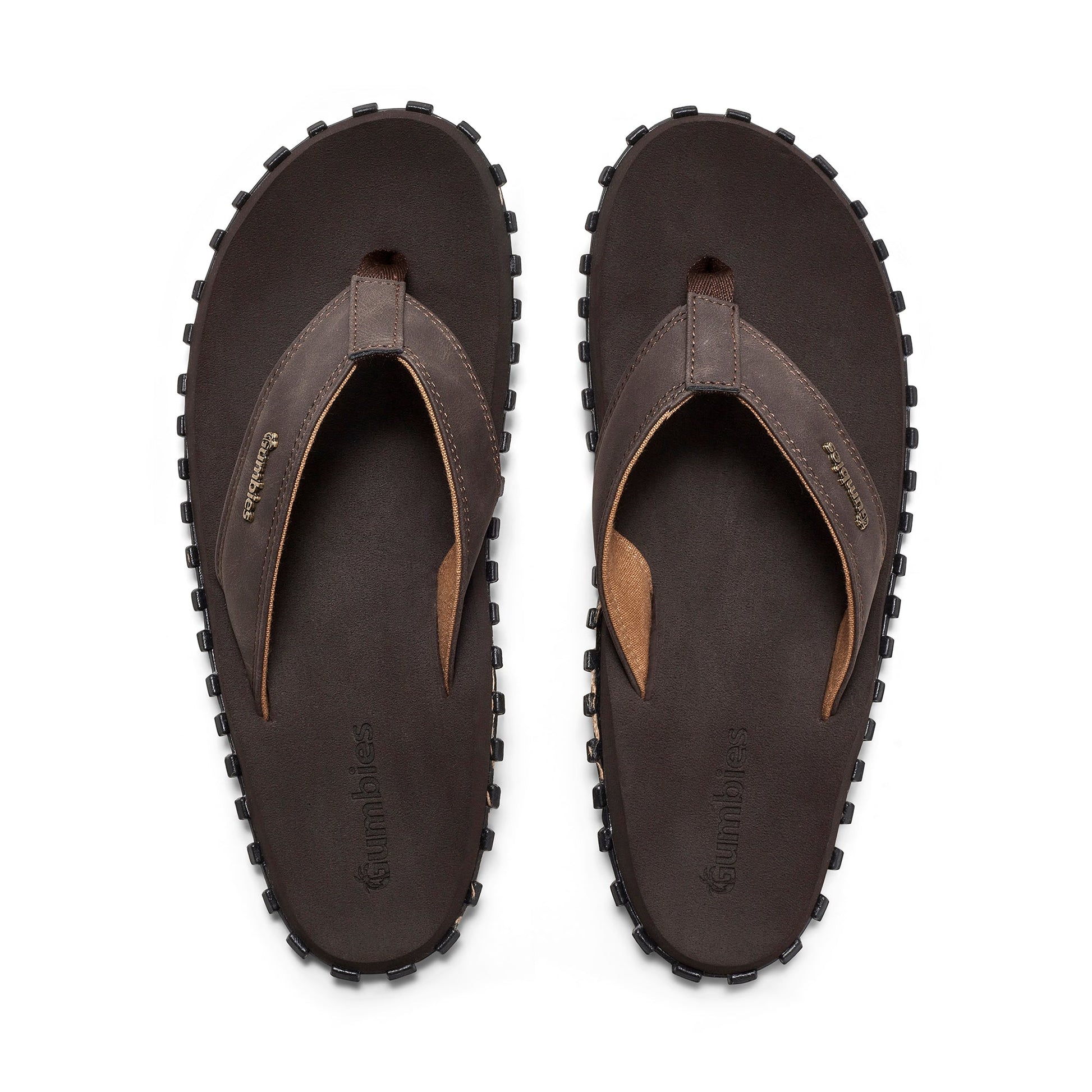 Vegovert Flip Flops Men's Brown