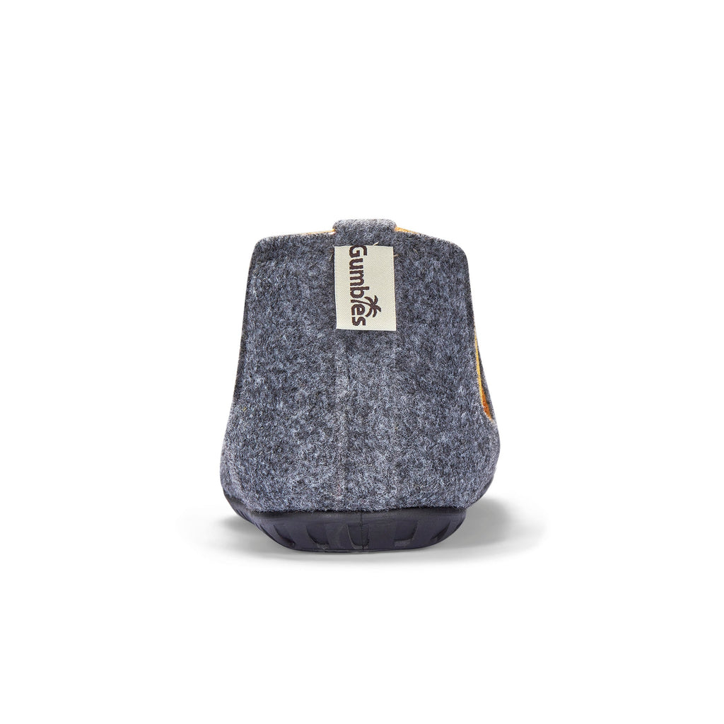 Women's Slipper Boot in Grey and Curry