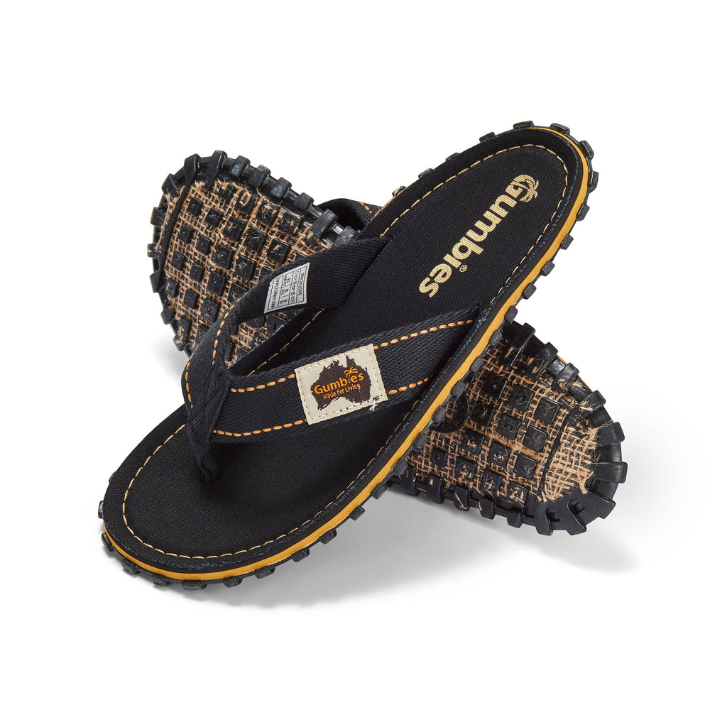 Classic Black Flip Flops for Men