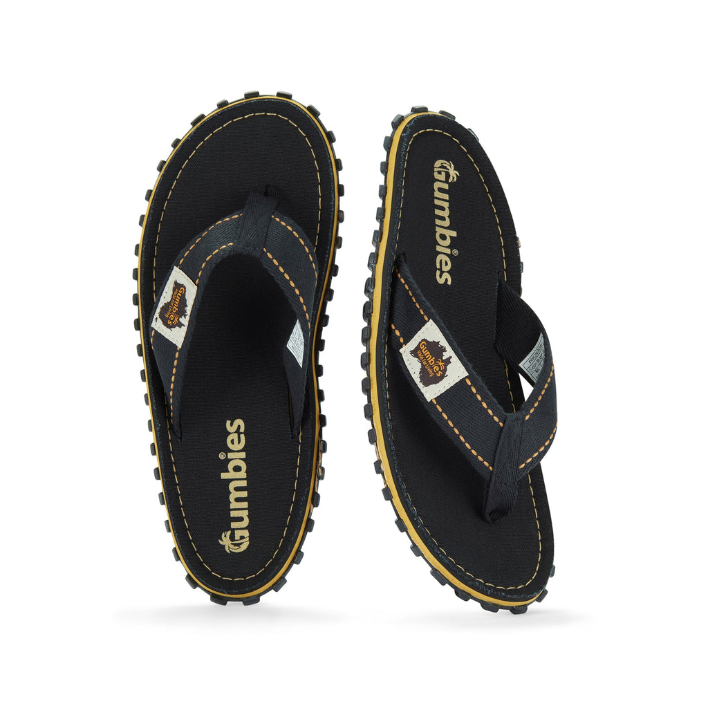 Classic Black Flip Flops for Men