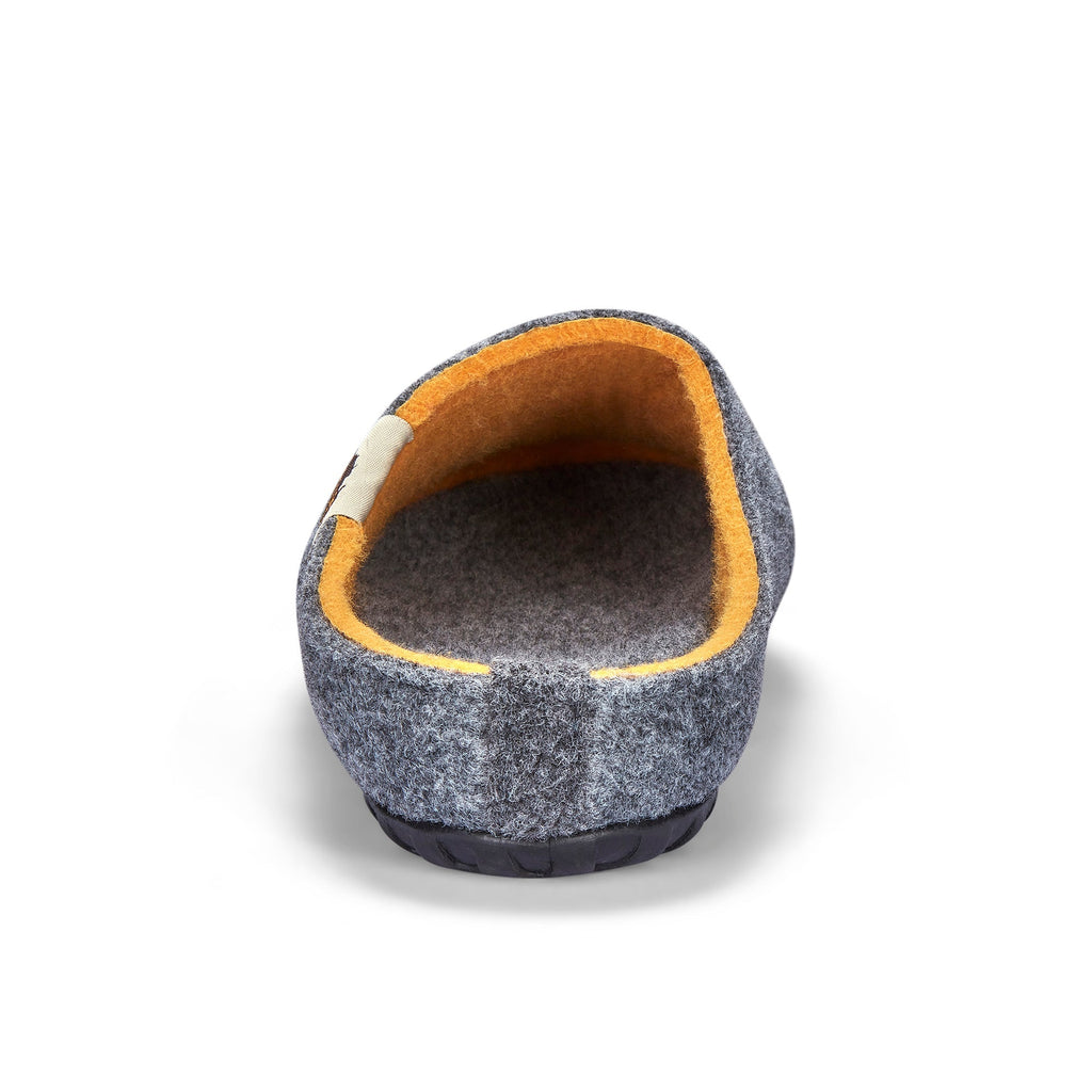Outback Women's Slipper in Grey and Curry