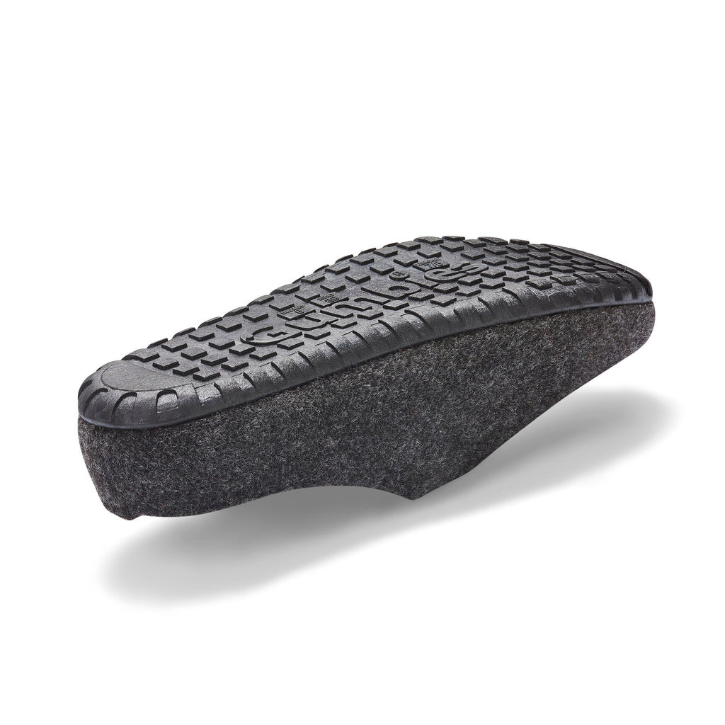 Outback Women's Slipper in Charcoal and Red