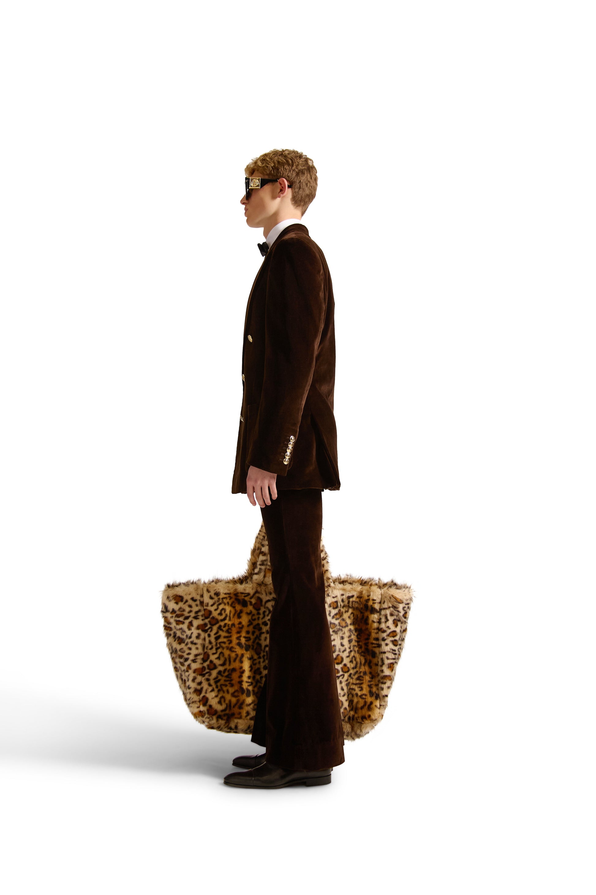 Faux Fur Oversized Shoulder Bag
