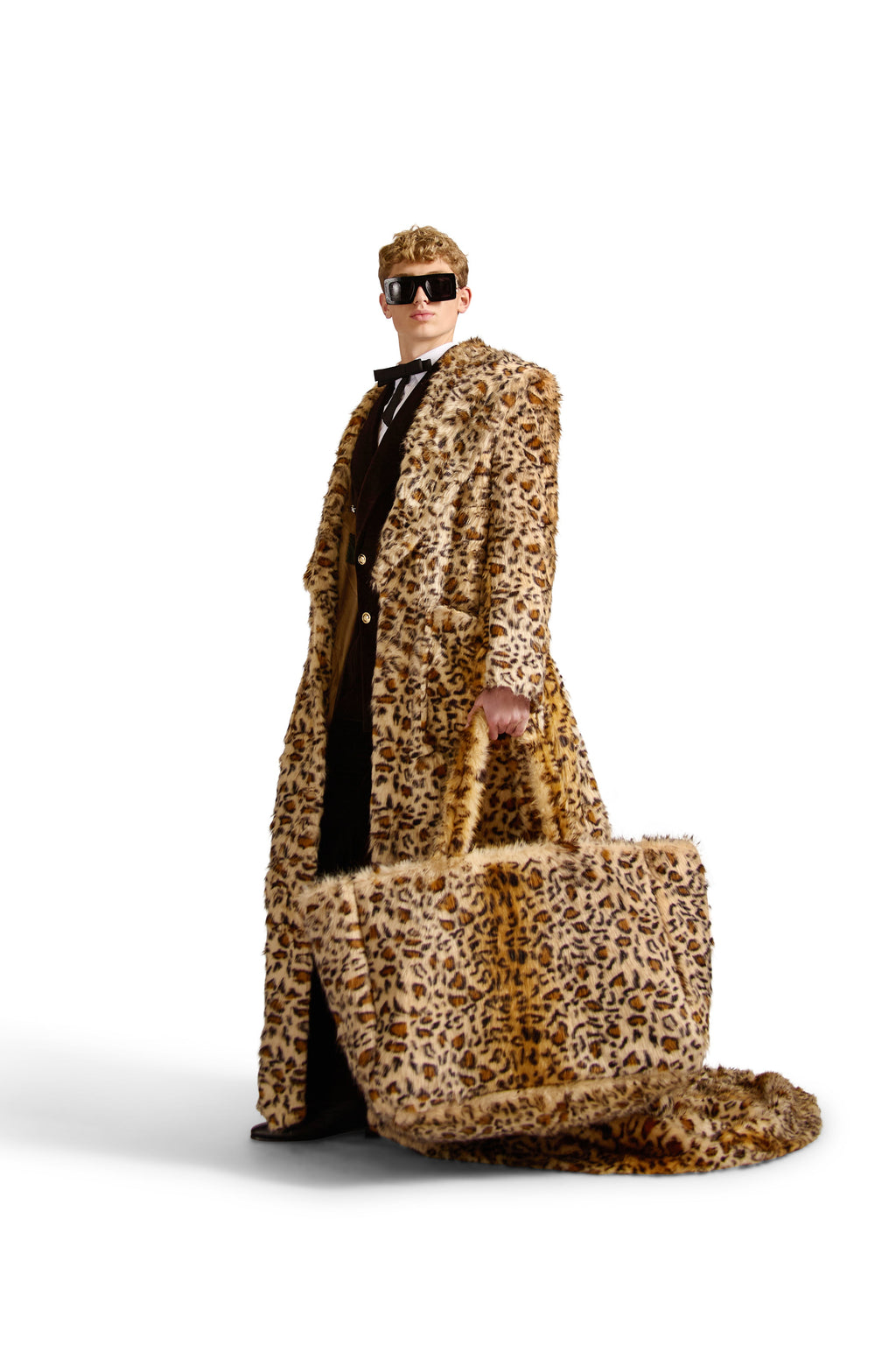 Faux Fur Oversized Shoulder Bag