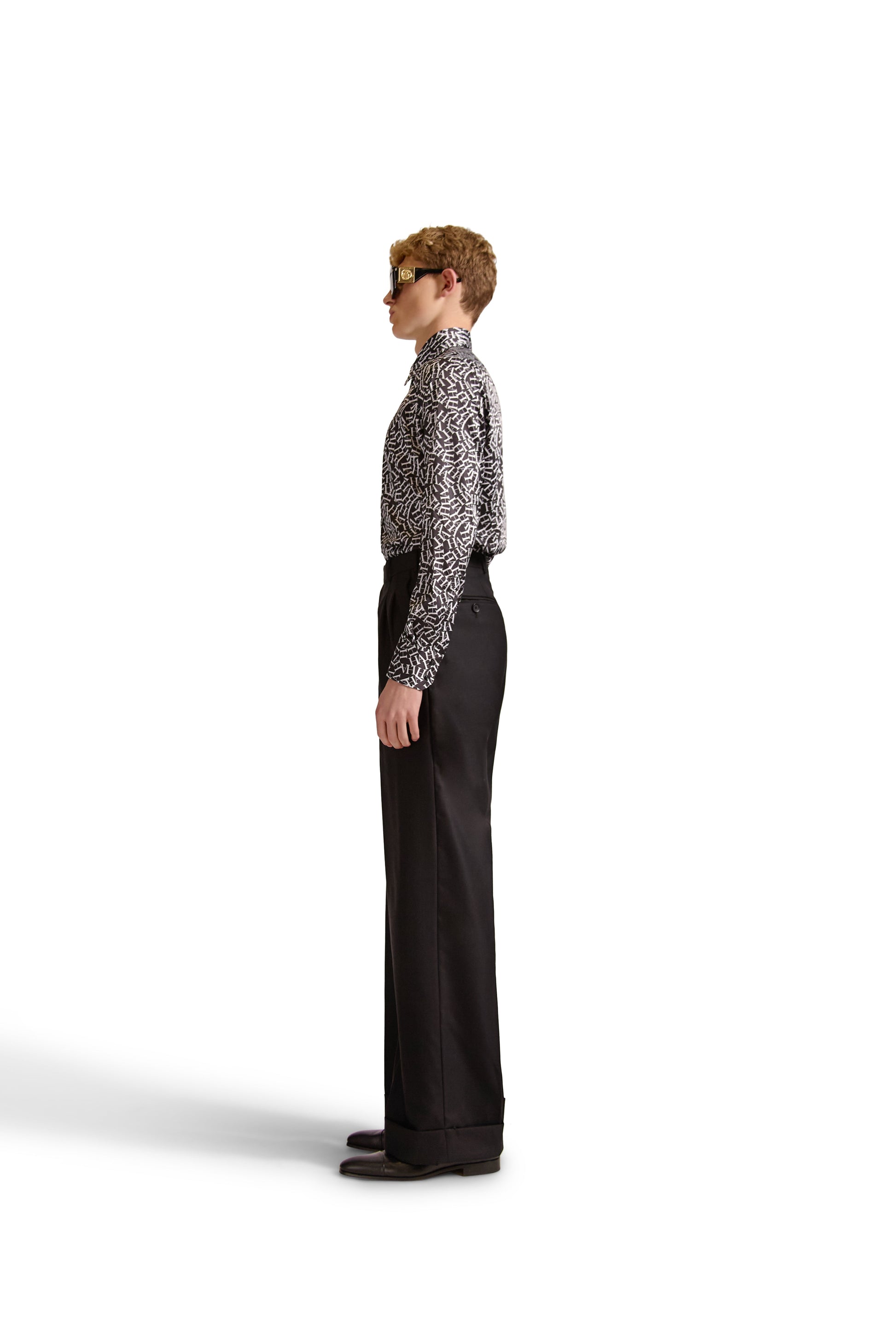 Tailored Fit Monogram Initial Shirt
