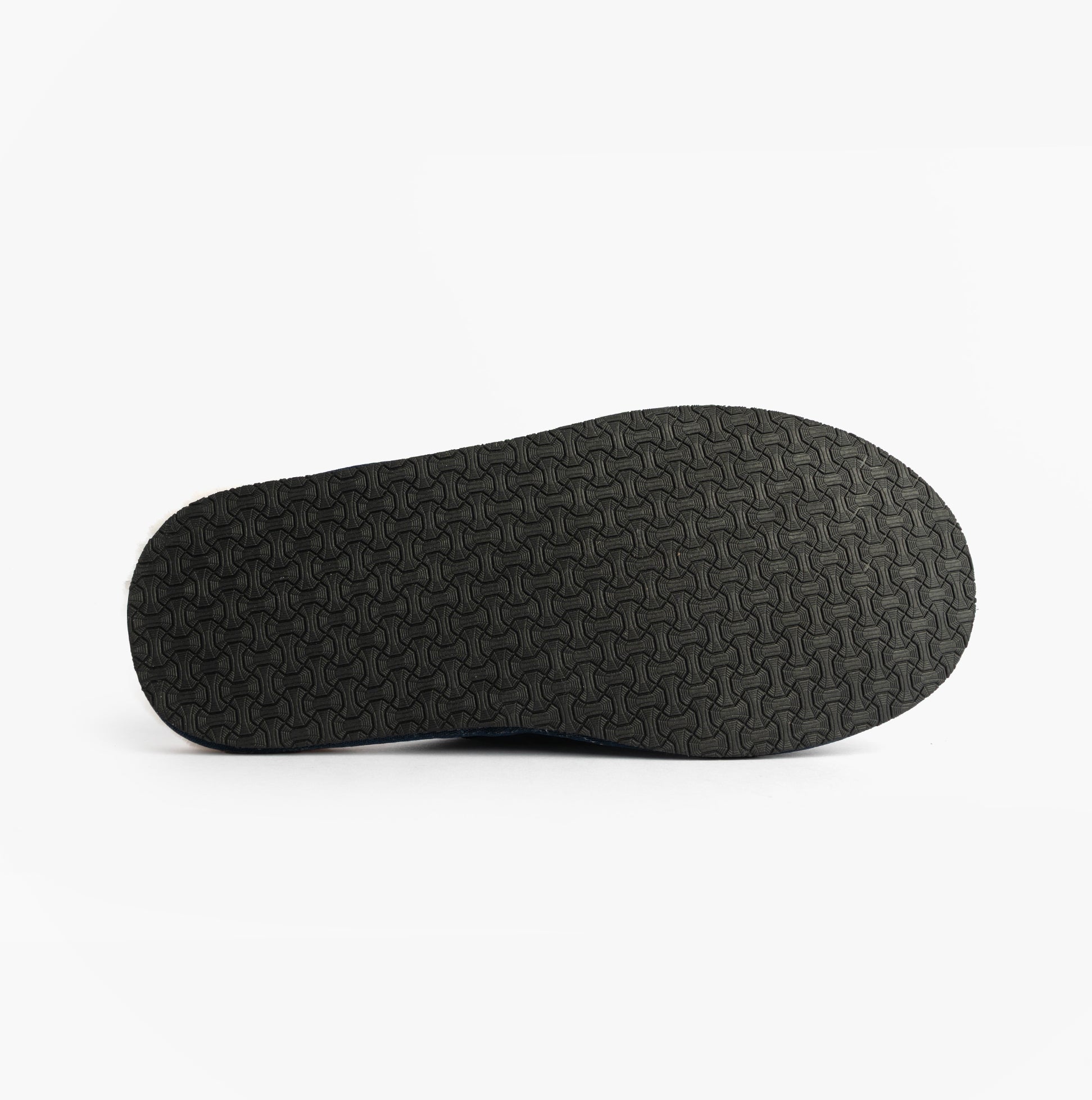 Navy Sheepskin Mens Slippers