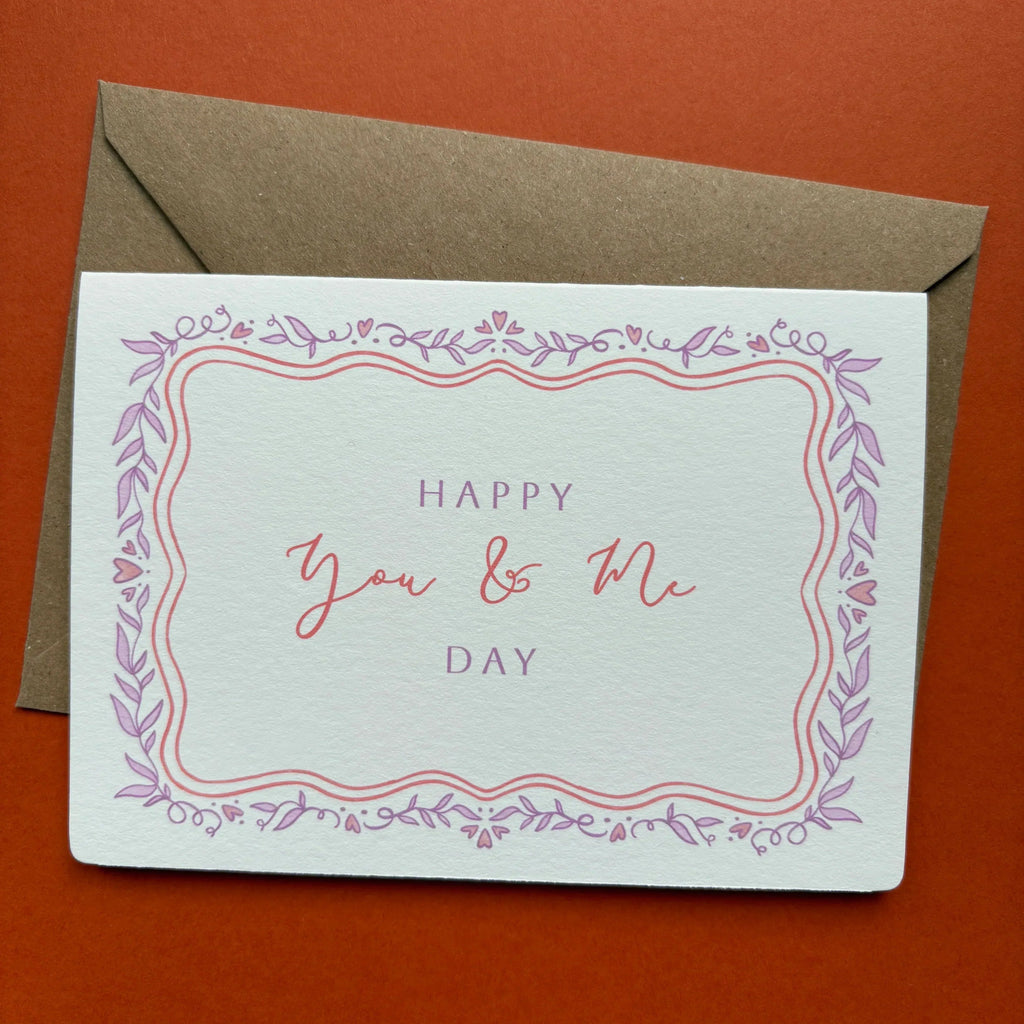 Wedding Anniversary Card Happy You and Me Day
