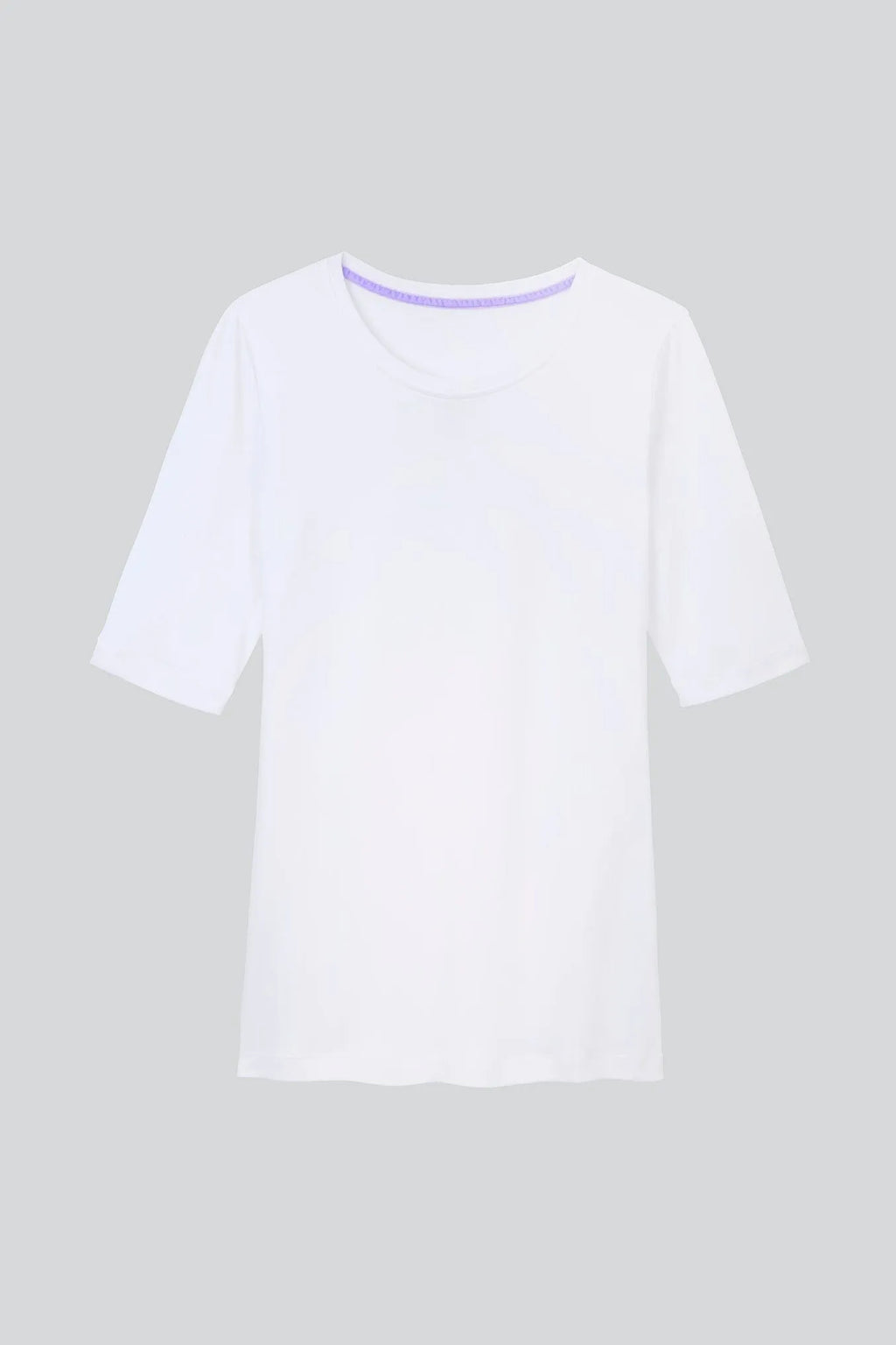 Women's Half Sleeve Crew Neck Cotton Modal Blend T-Shirt