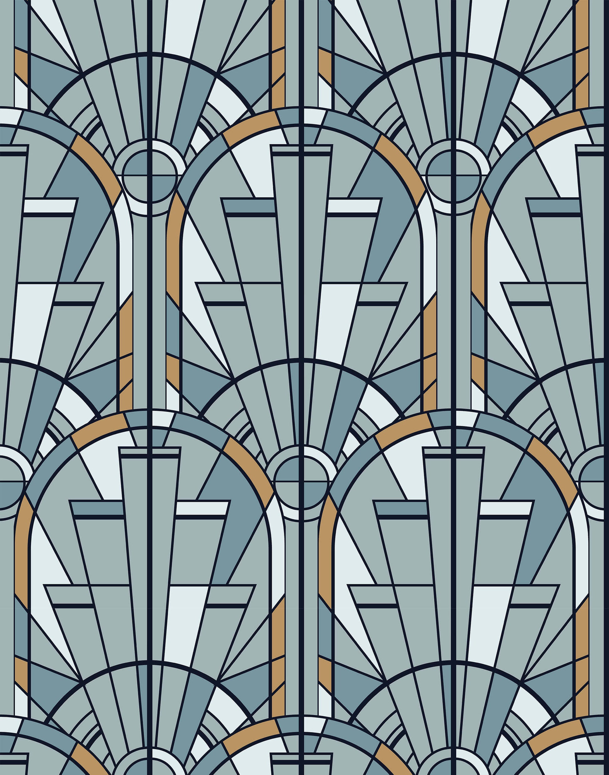 Harmon Art Deco Wallpaper