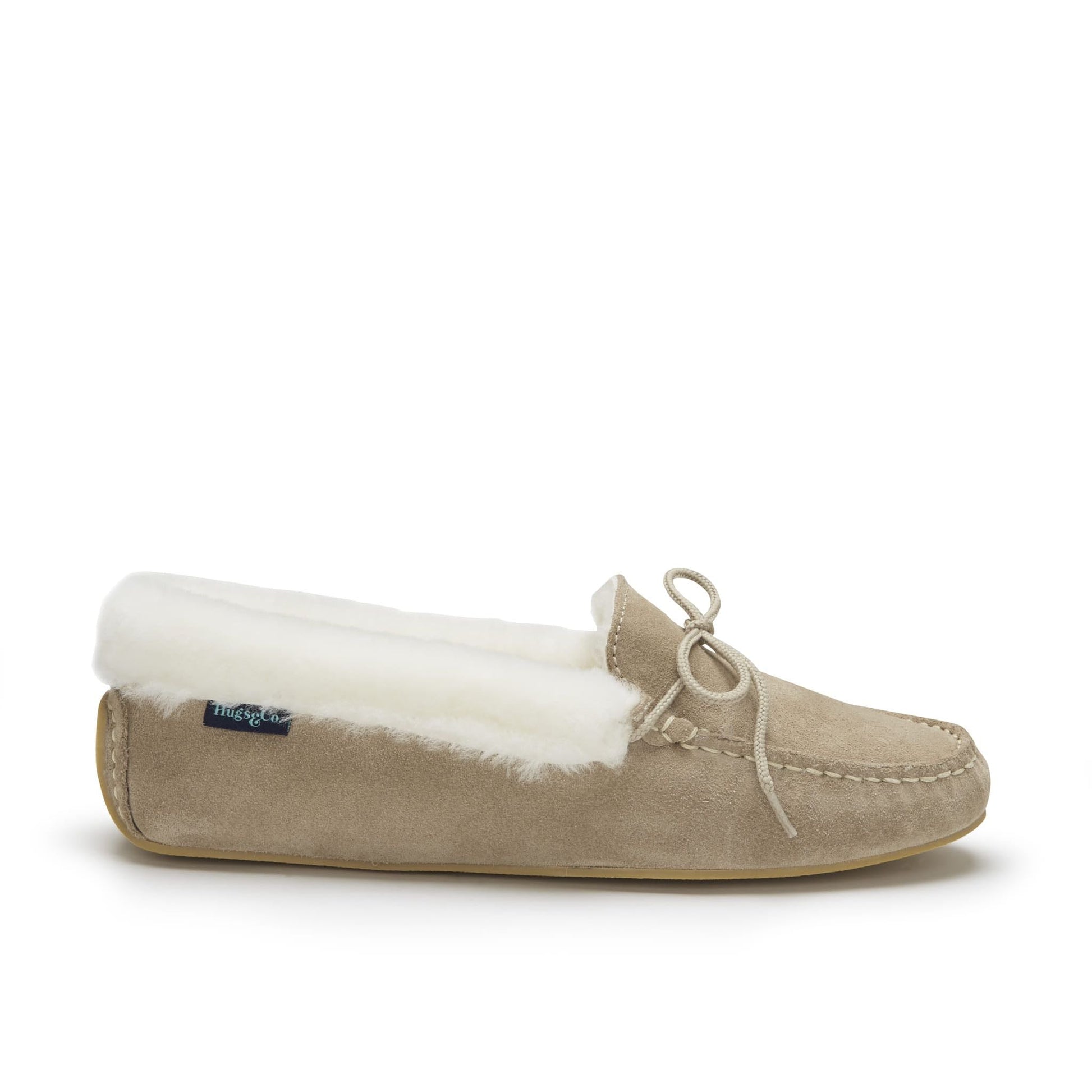 Women's Taupe Sheepskin Slippers