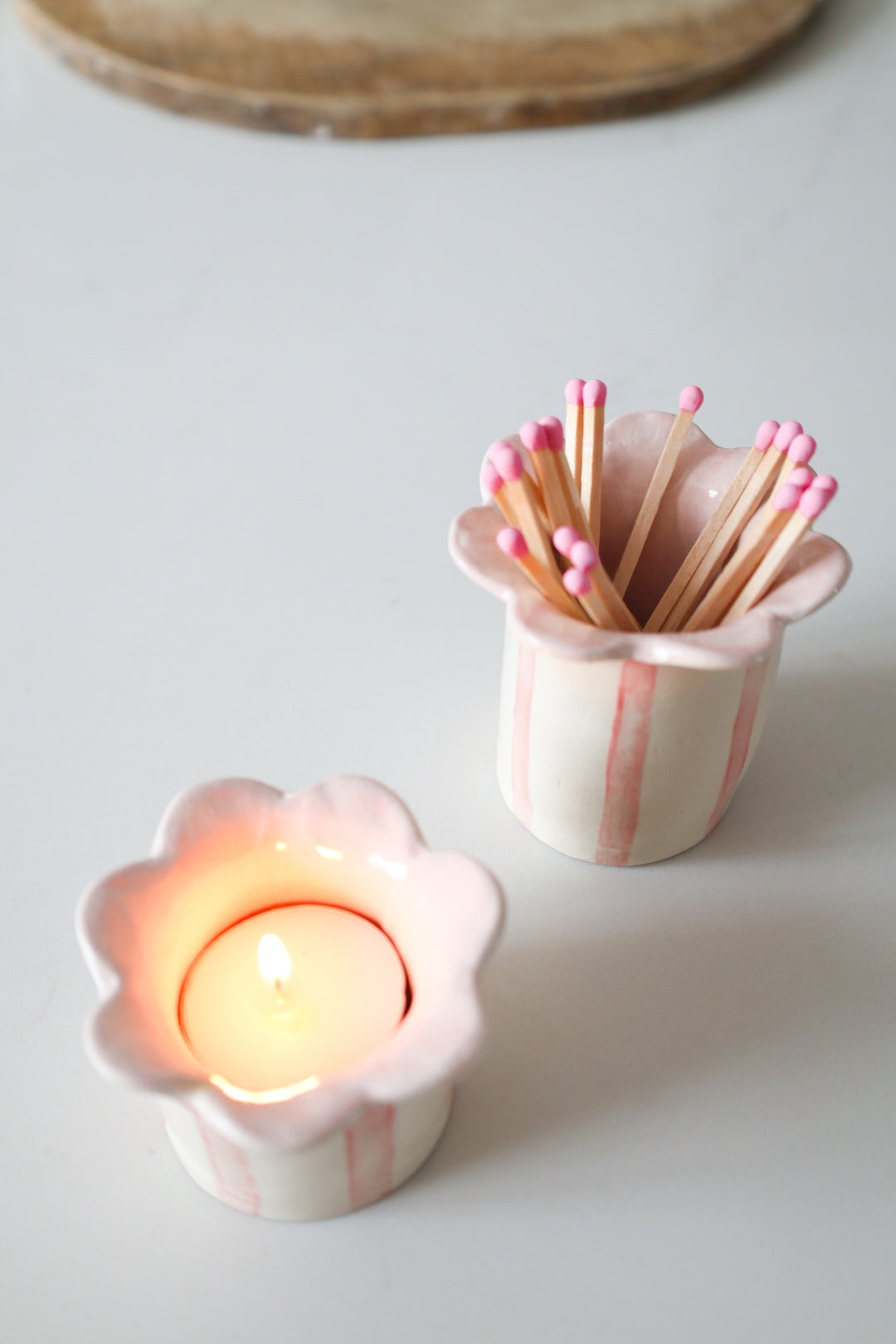 Daisy Match Striker Handmade Ceramic