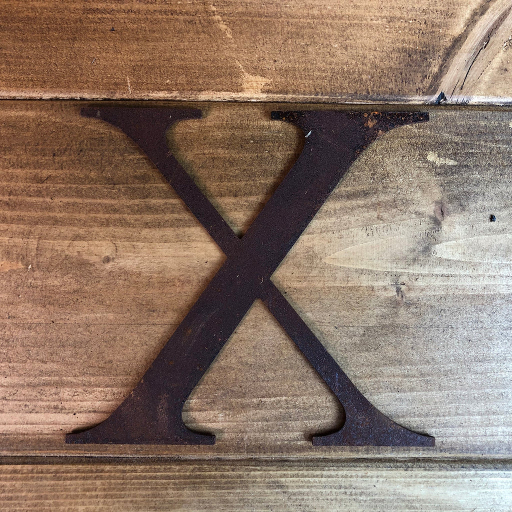Rustic Metal Letters and Numbers 5 inch and 12 inch for Home and Garden Decor