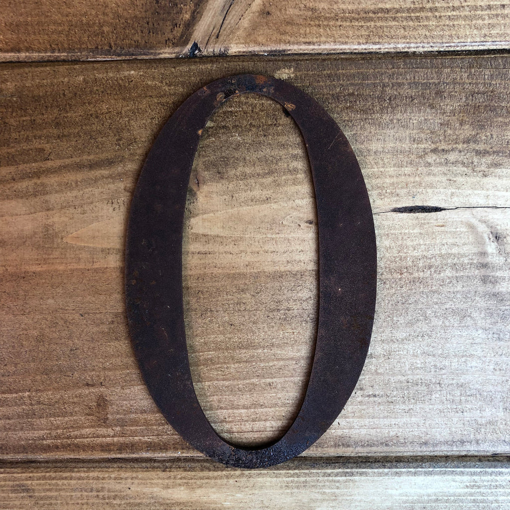 Rustic Metal Letters and Numbers 5 inch and 12 inch for Home and Garden Decor